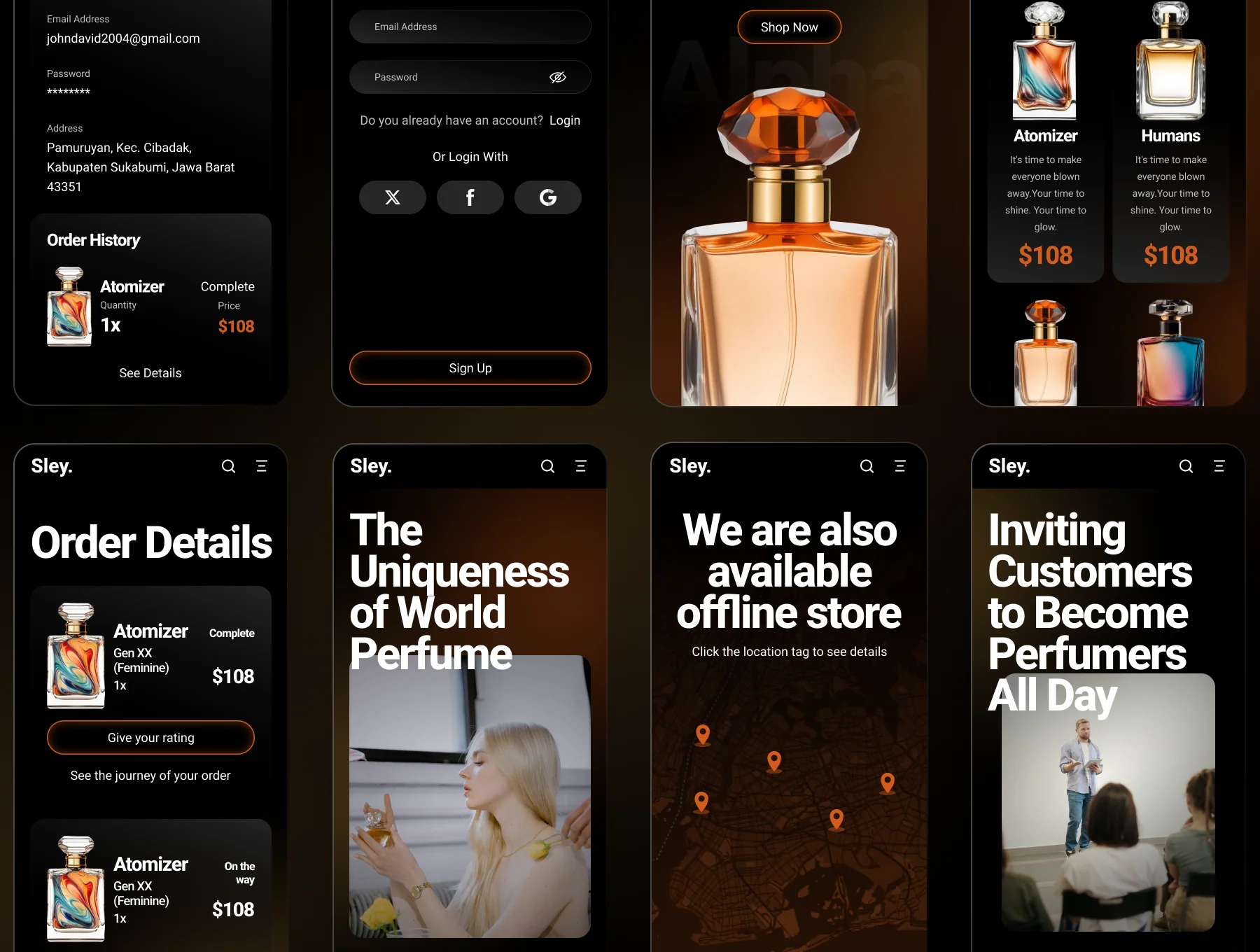Product Website UI Kit 6