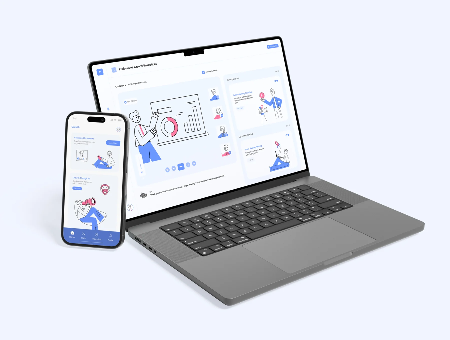 Professional Growth Illustration Set 4