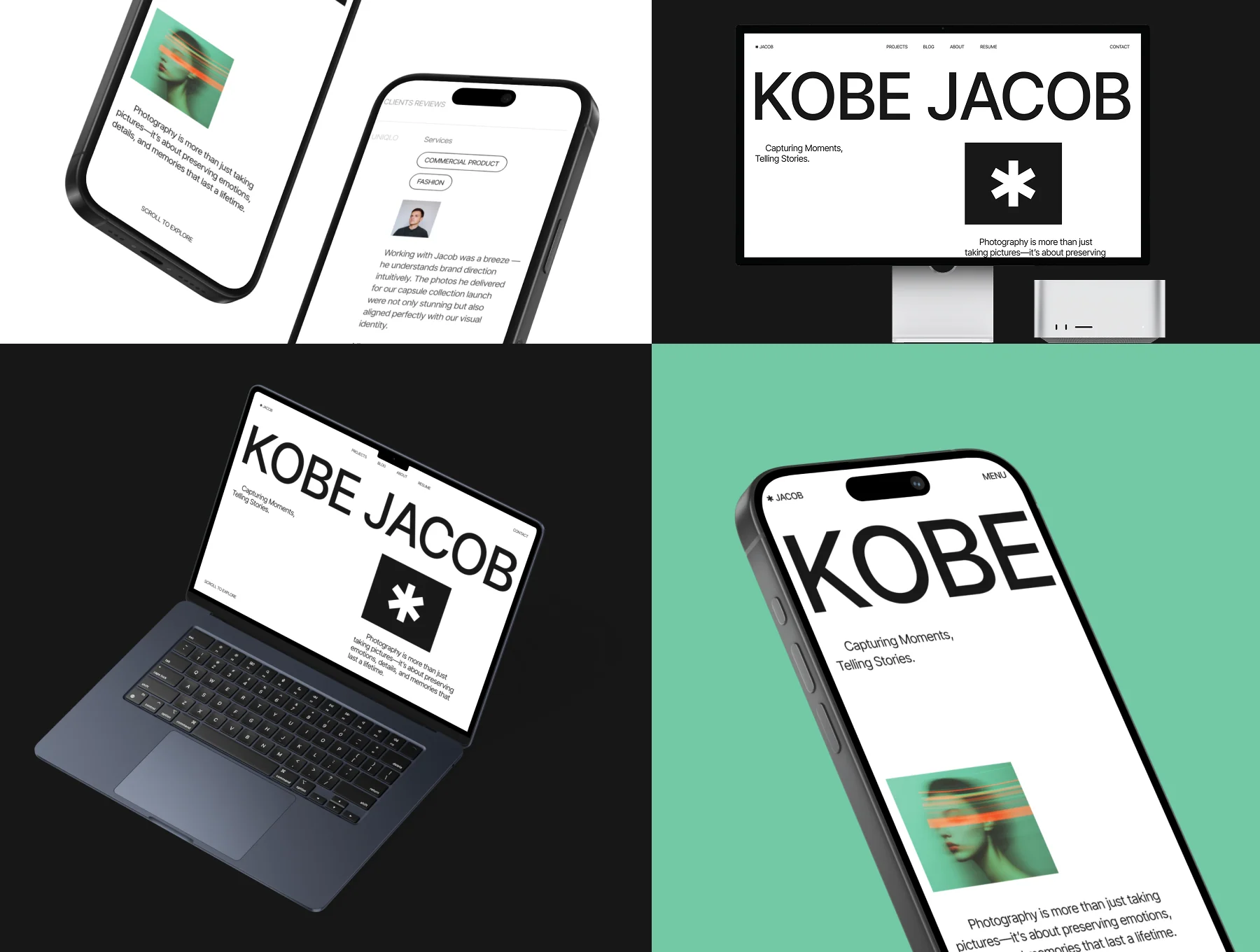 Professional Portfolio Web Template 9