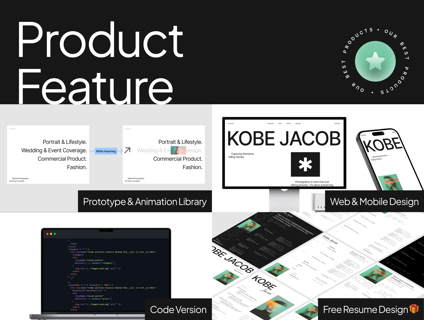 Professional Portfolio Web Template