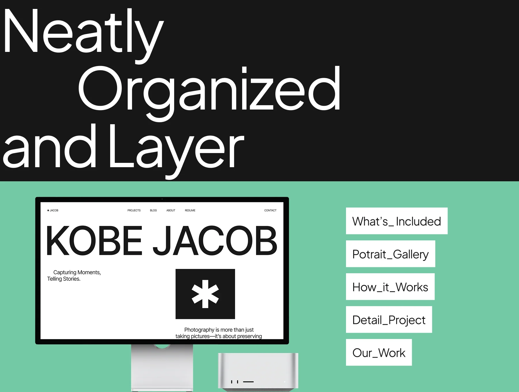 Professional Portfolio Web Template 4