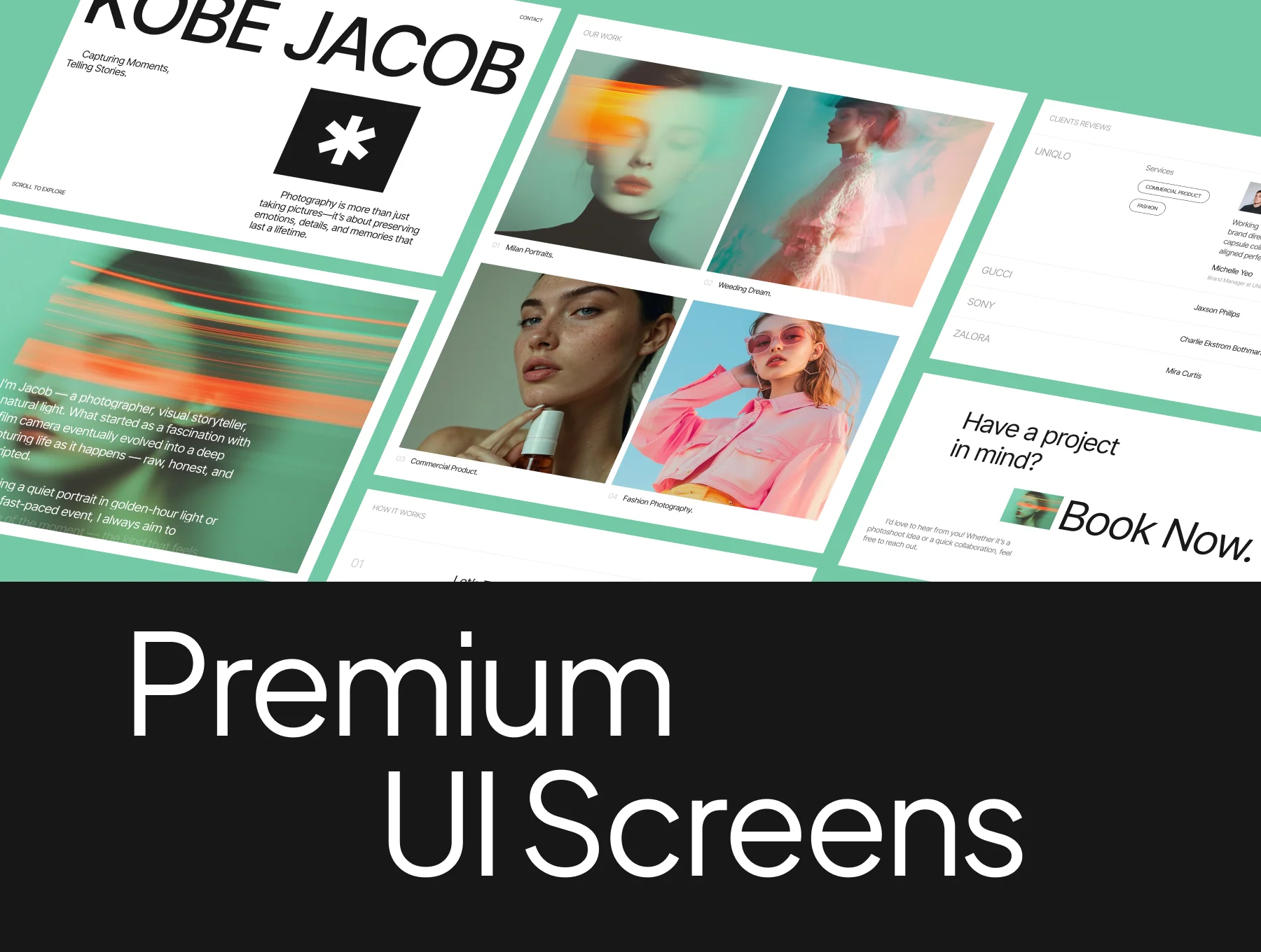 Professional Portfolio Web Template 7
