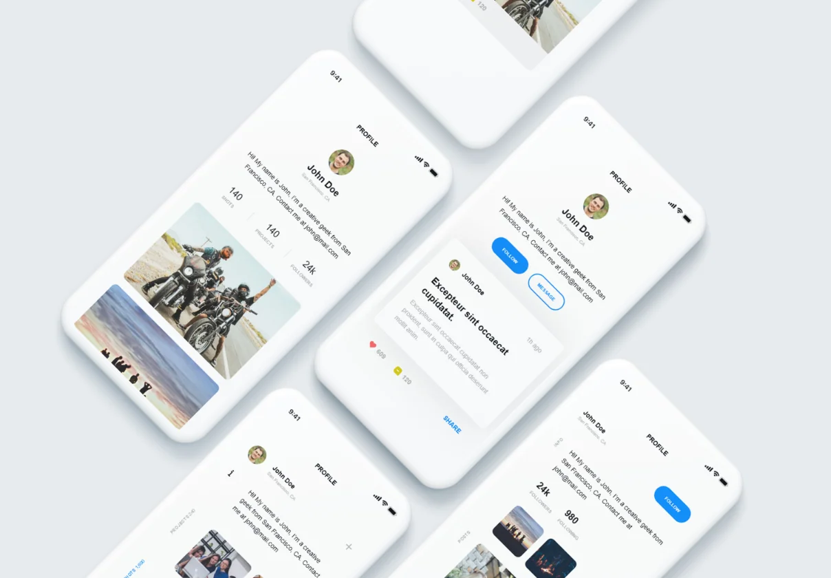 Profile UI Kit