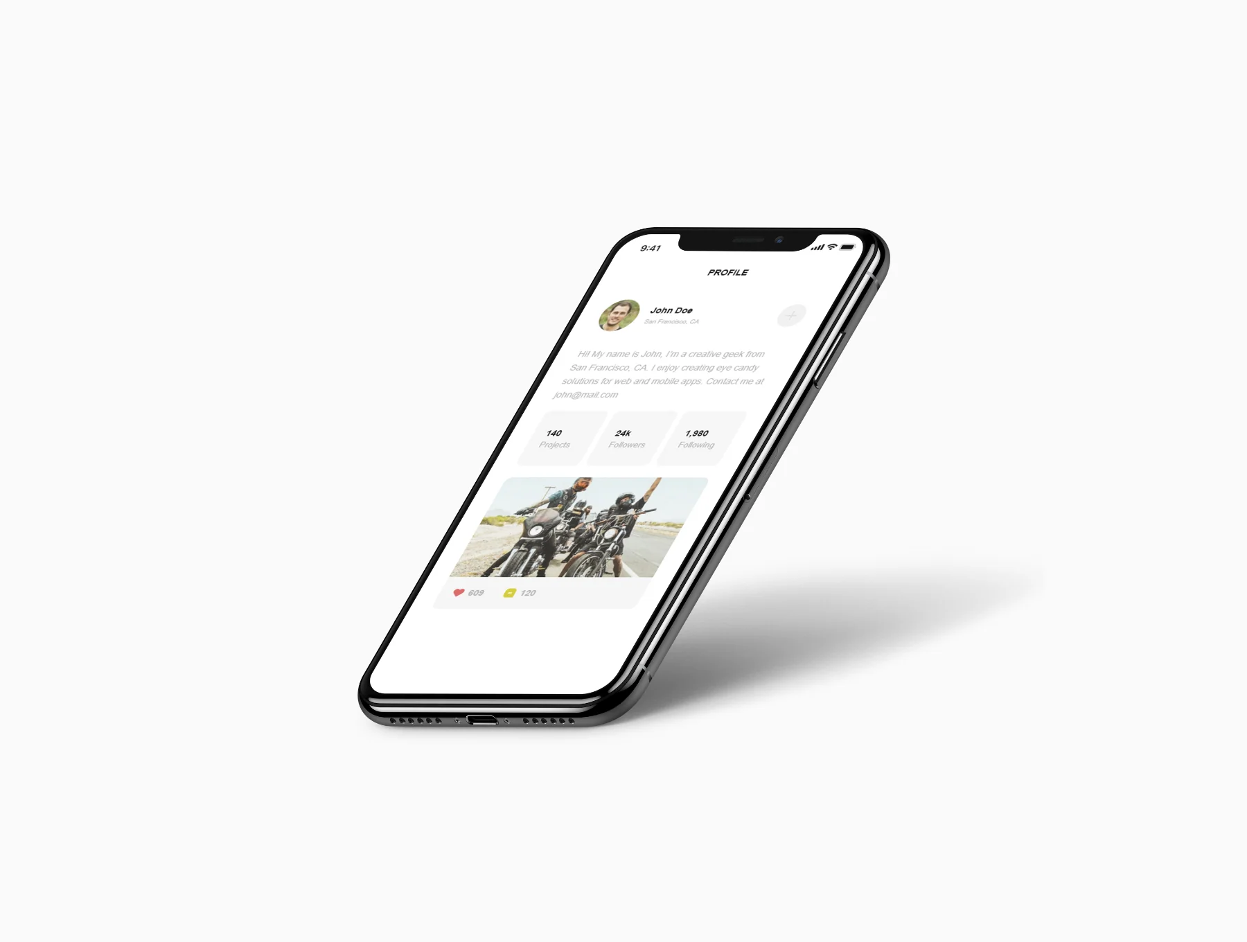 Profile UI Kit 3