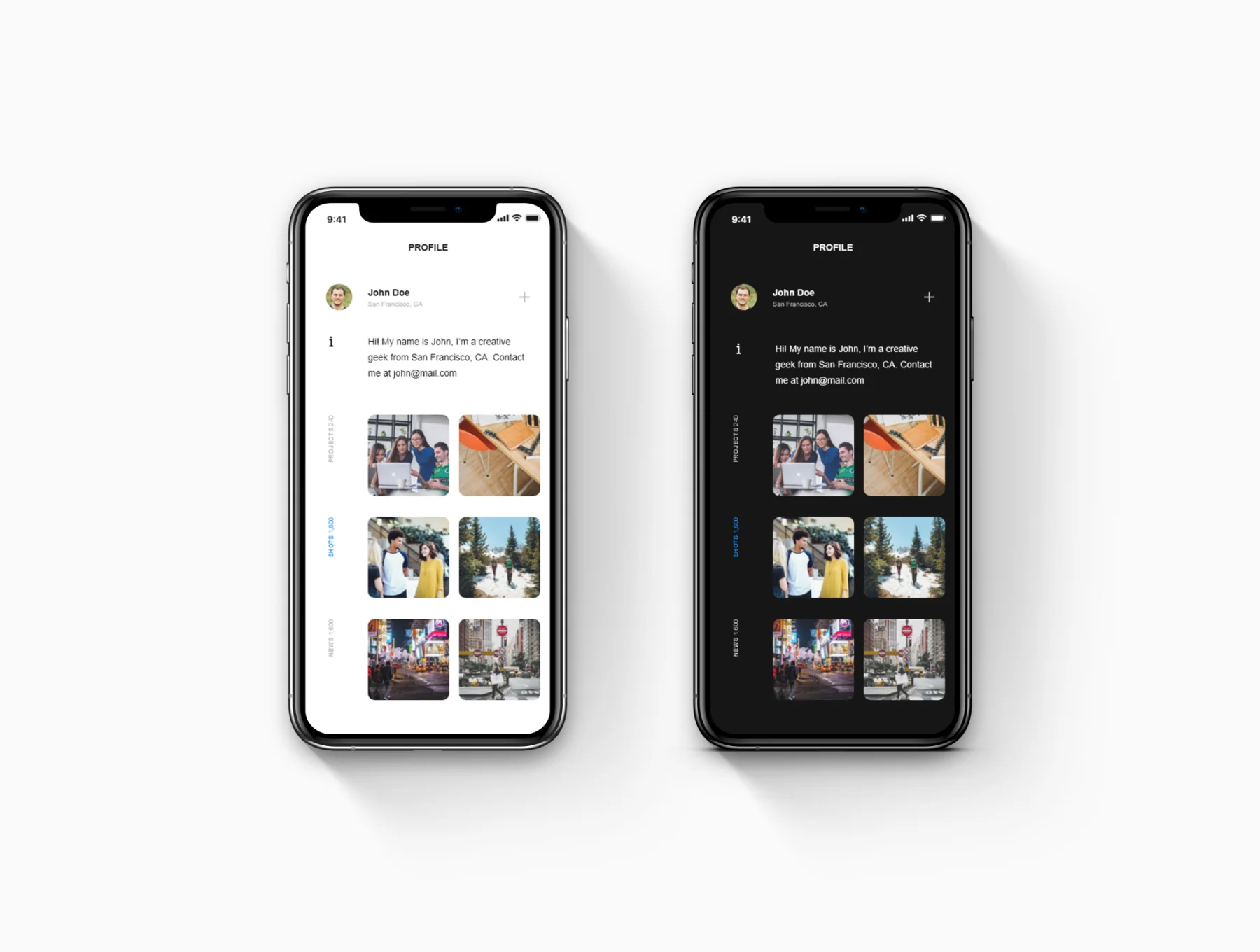 Profile UI Kit 5