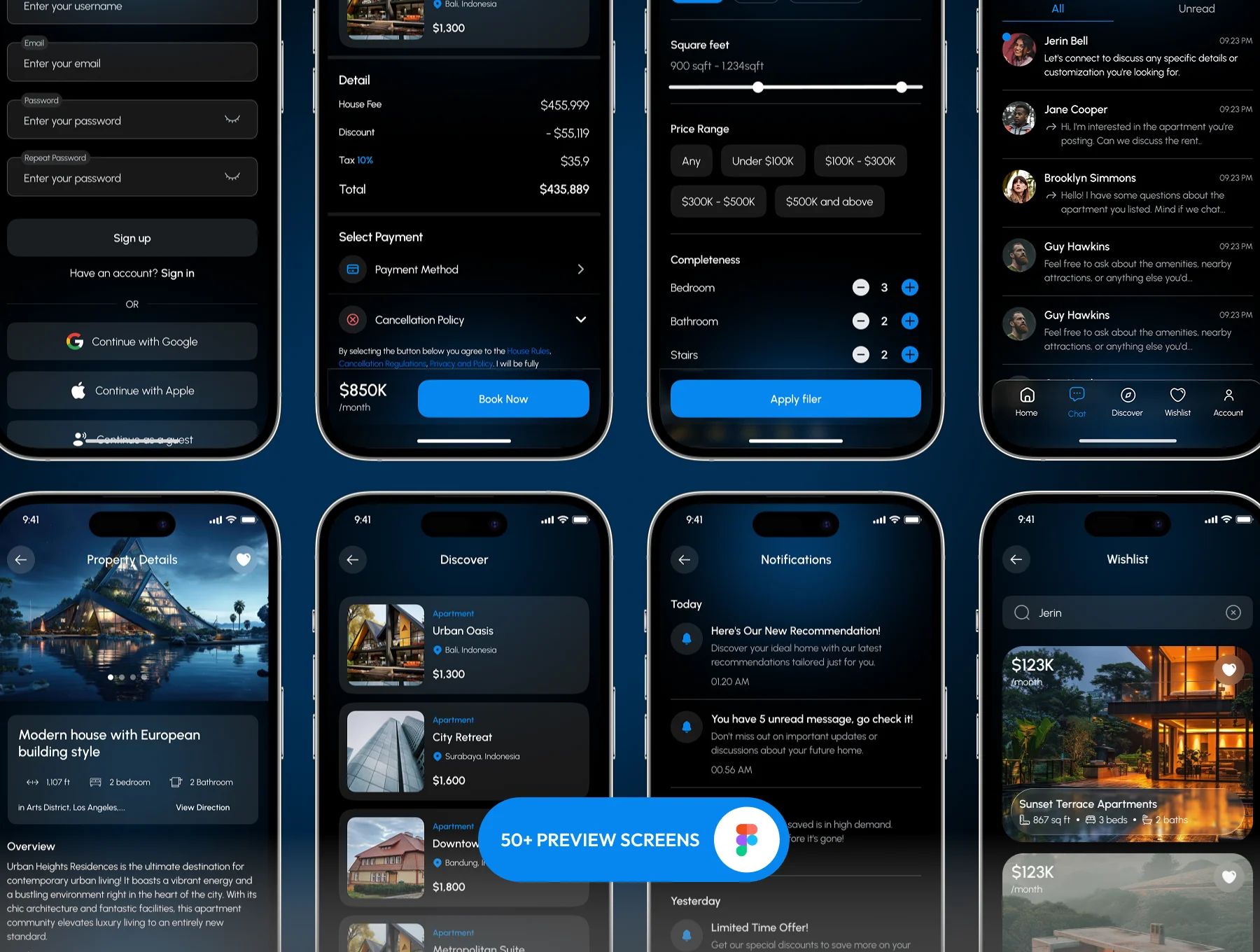 Profinder - Real Estate App UI Kit 4