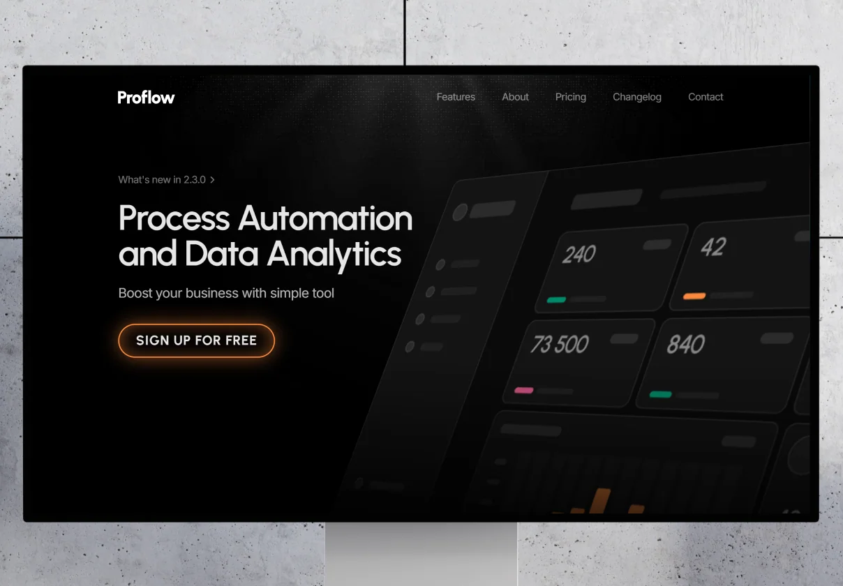 Proflow - SaaS Framer Template