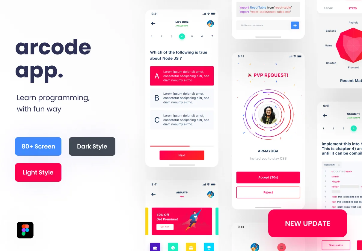 Programing Language Course&Quiz App