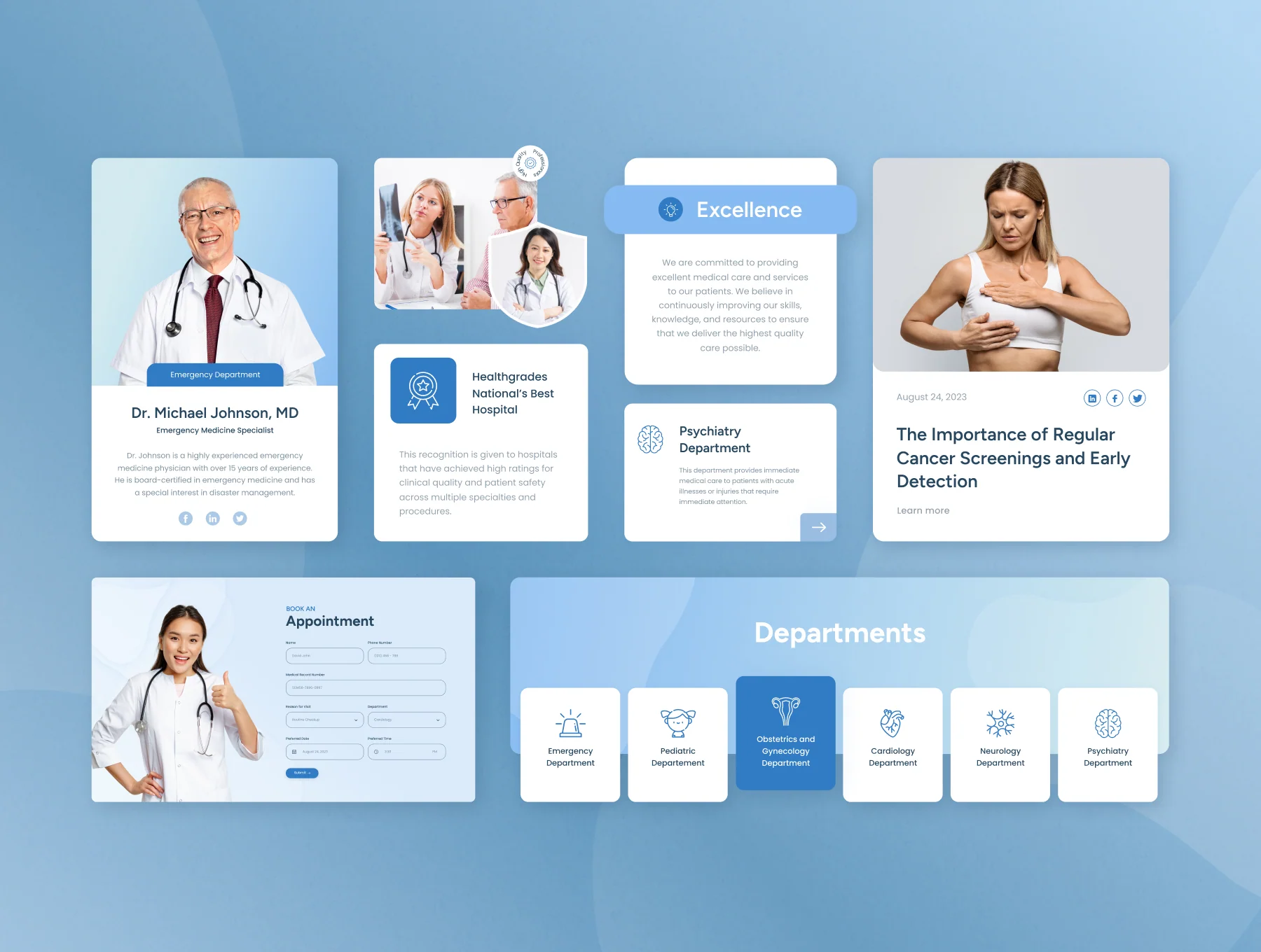 ProHealth - Medical & Healthcare Website Design Figma Template 2