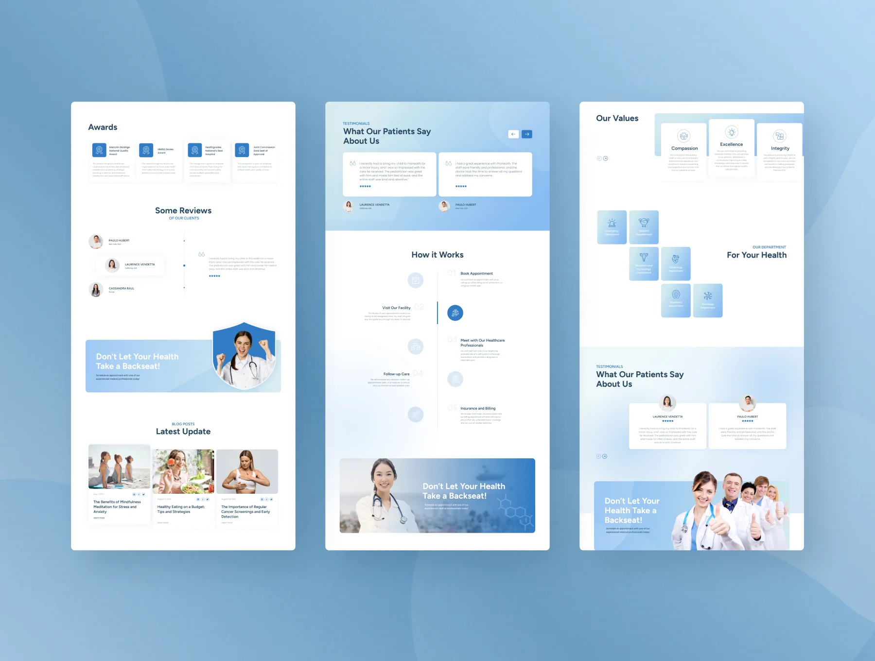 ProHealth - Medical & Healthcare Website Design Figma Template 7