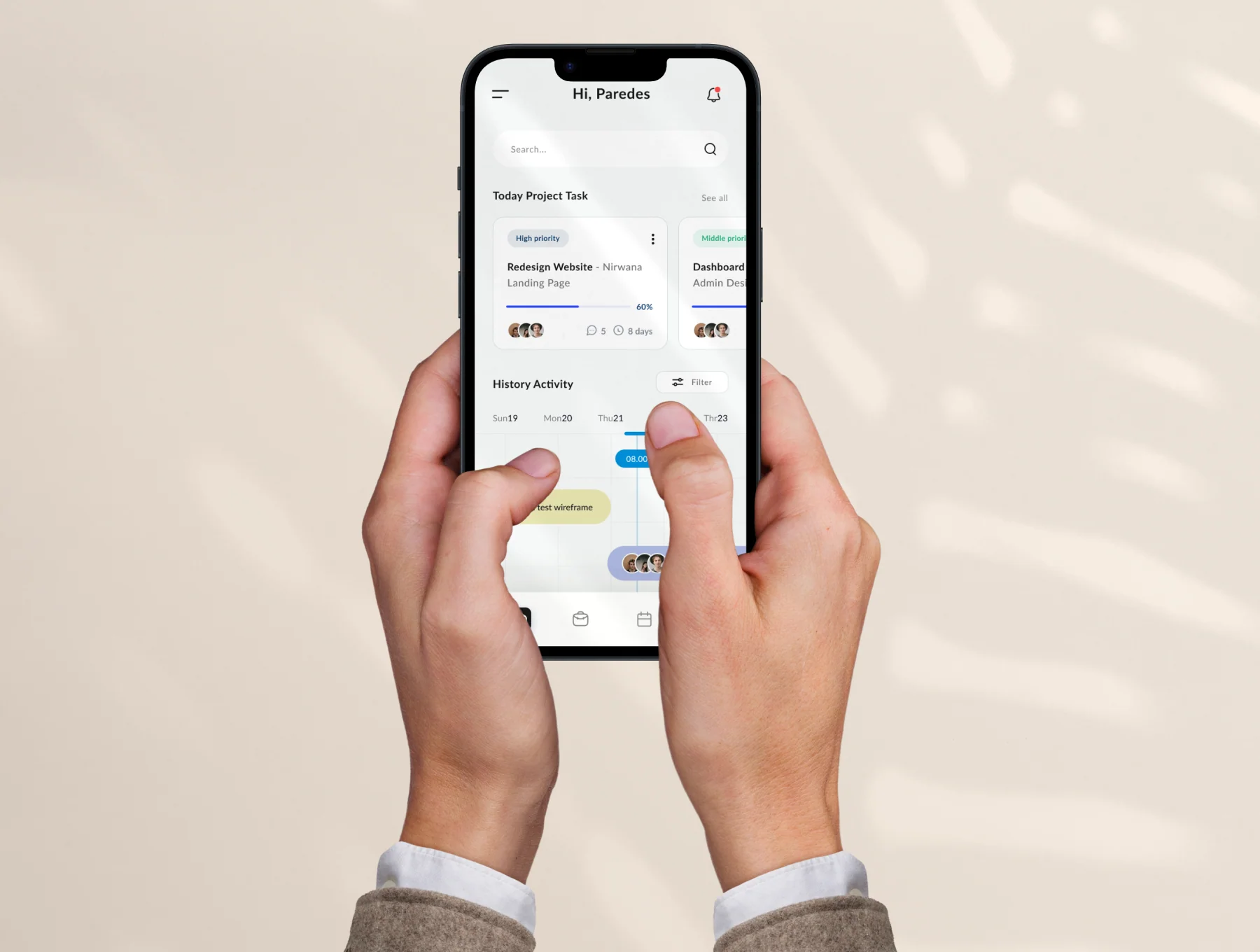 Project Management Dashboard & Mobile Responsive 5