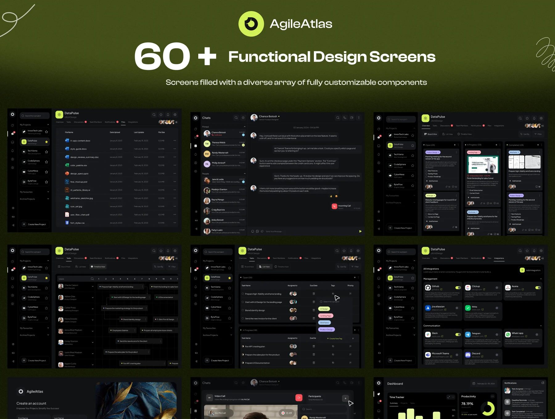 Project Management Tool UI Kit - V1 3