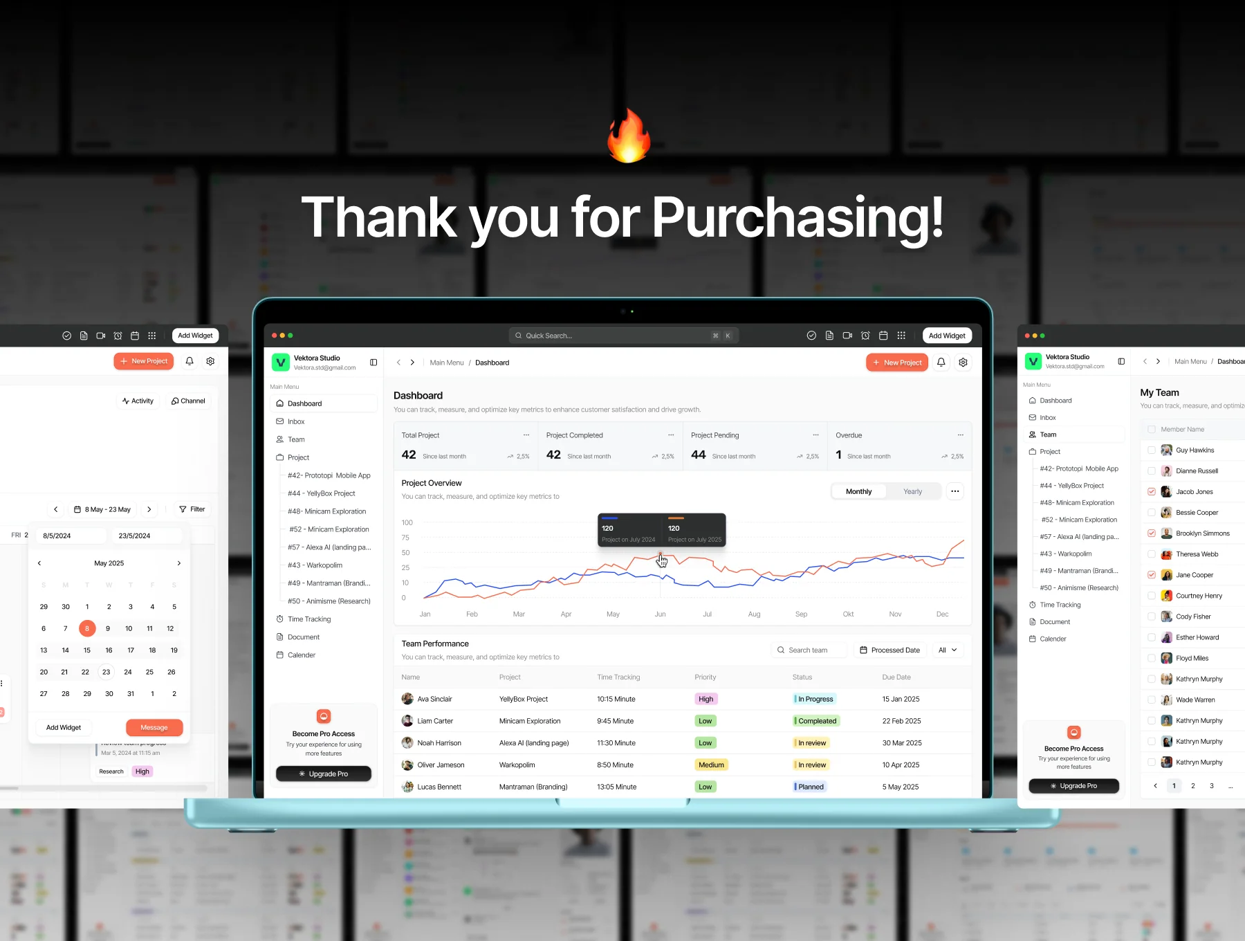 Projectly – Project Management Dashboard 6