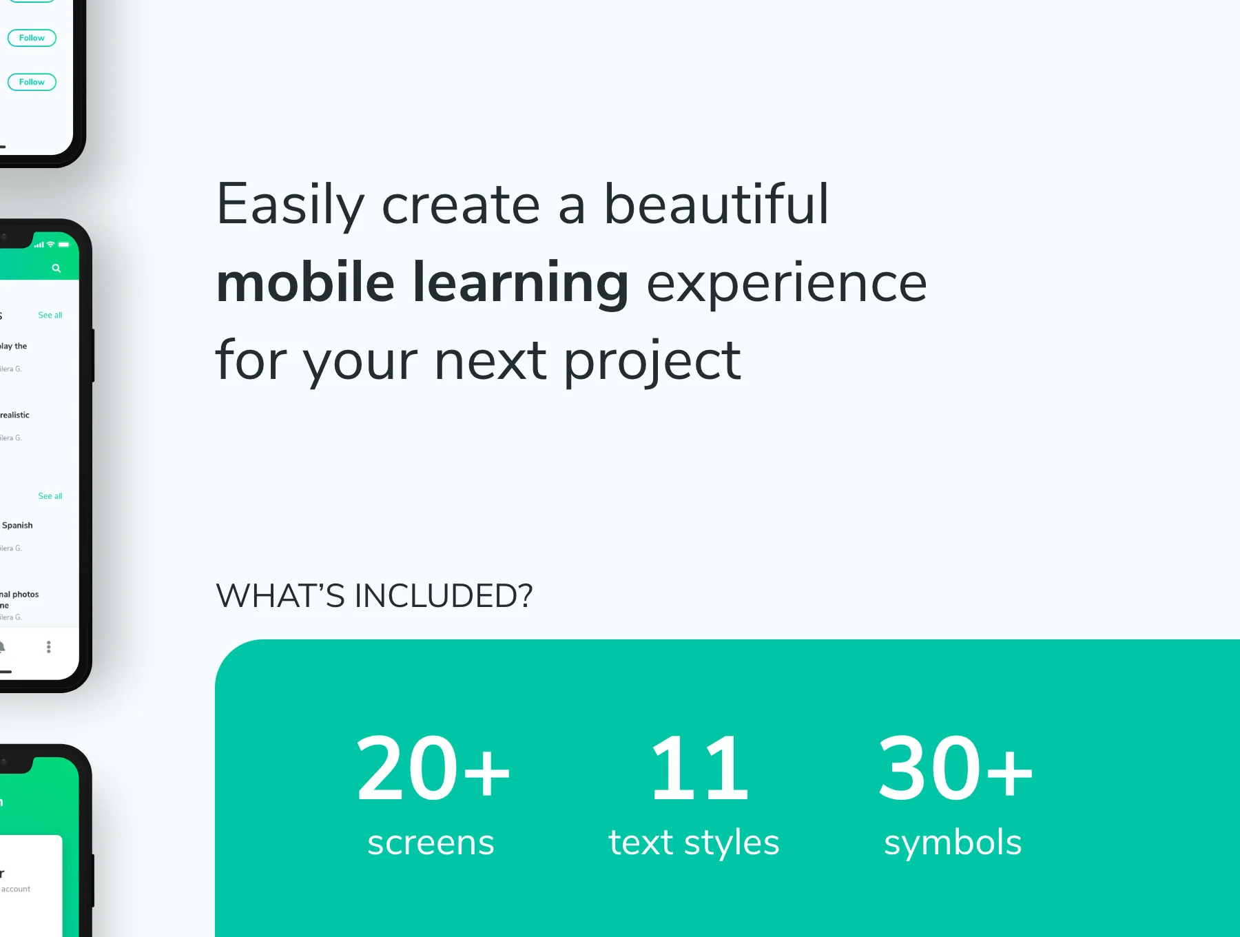ProLearn - E-learning Mobile UI Kit 2