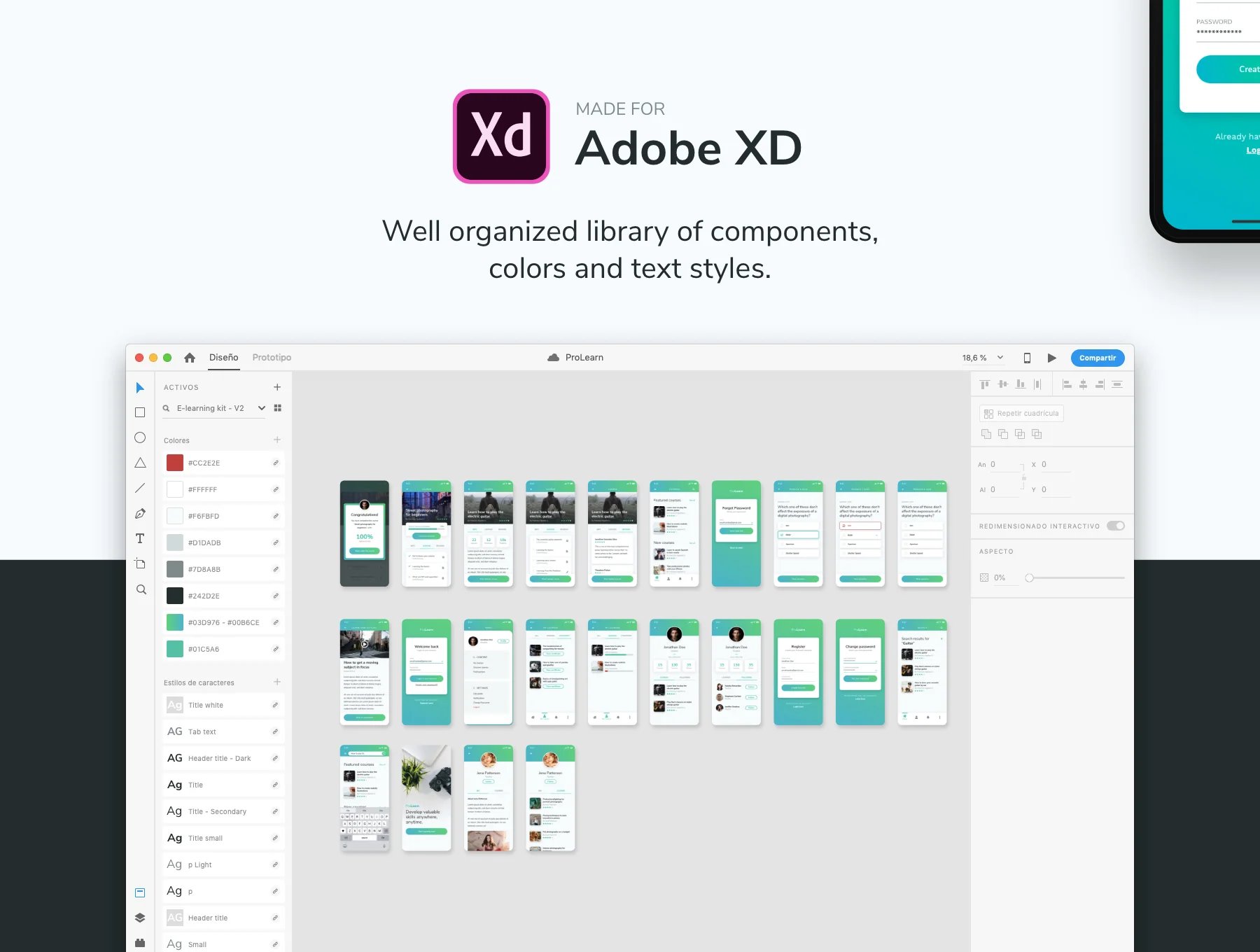 ProLearn - E-learning Mobile UI Kit 3