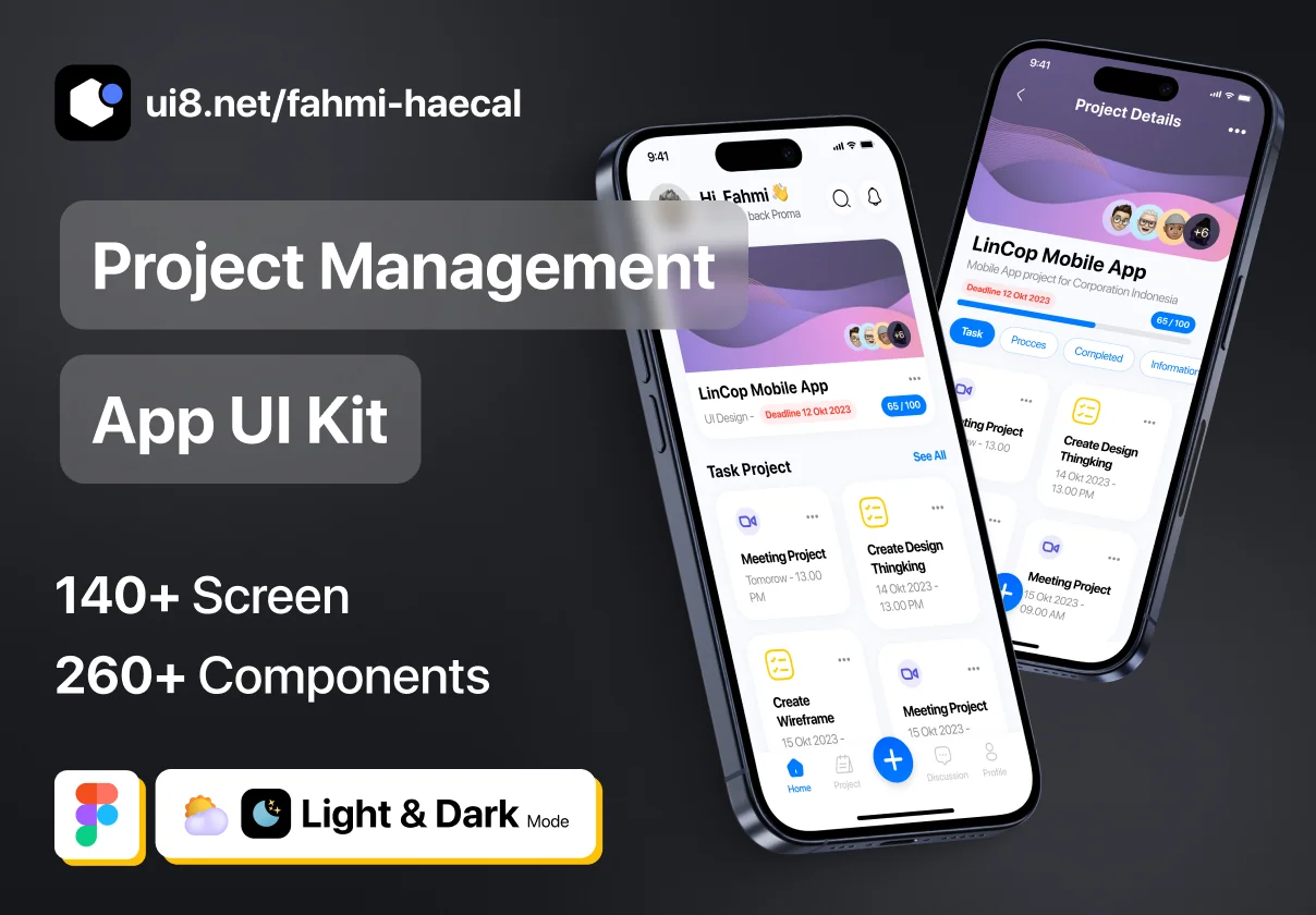 Proma - Project Management App UI KIT