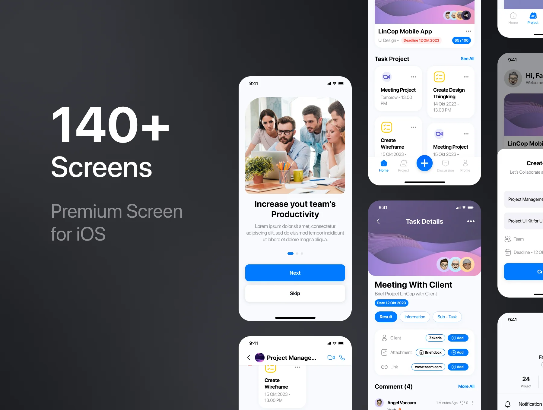 Proma - Project Management App UI KIT 2