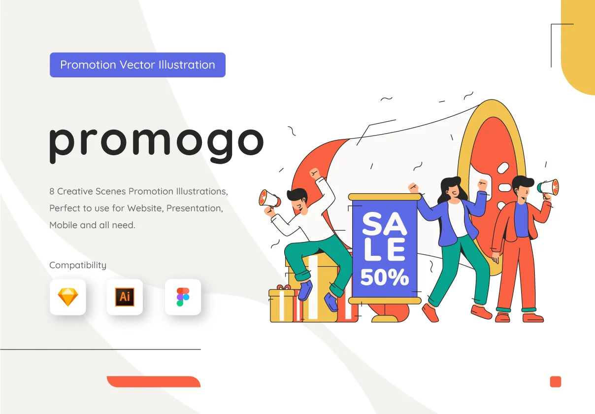 PROMOGO - Promotion Illustration Kit