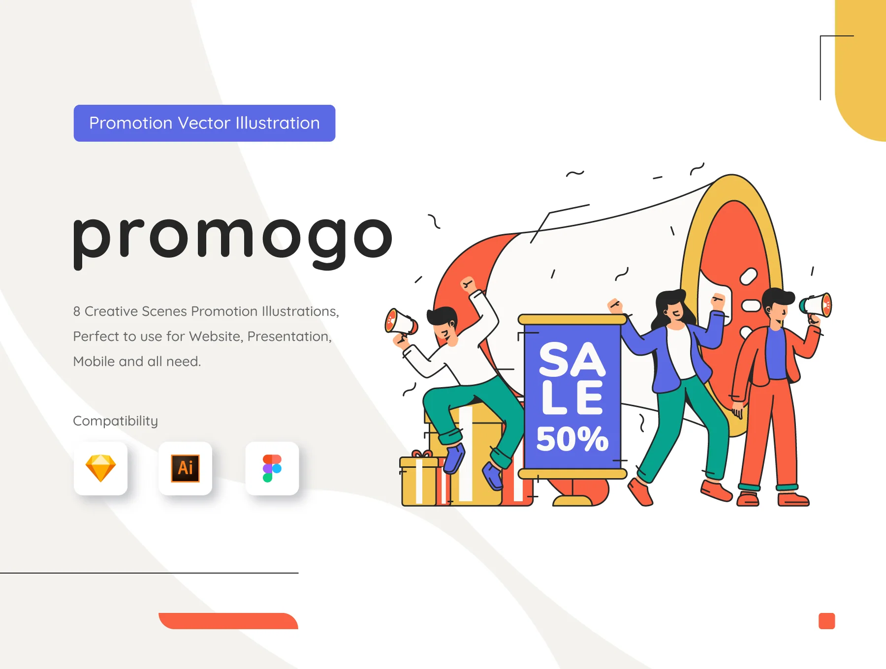 PROMOGO - Promotion Illustration Kit