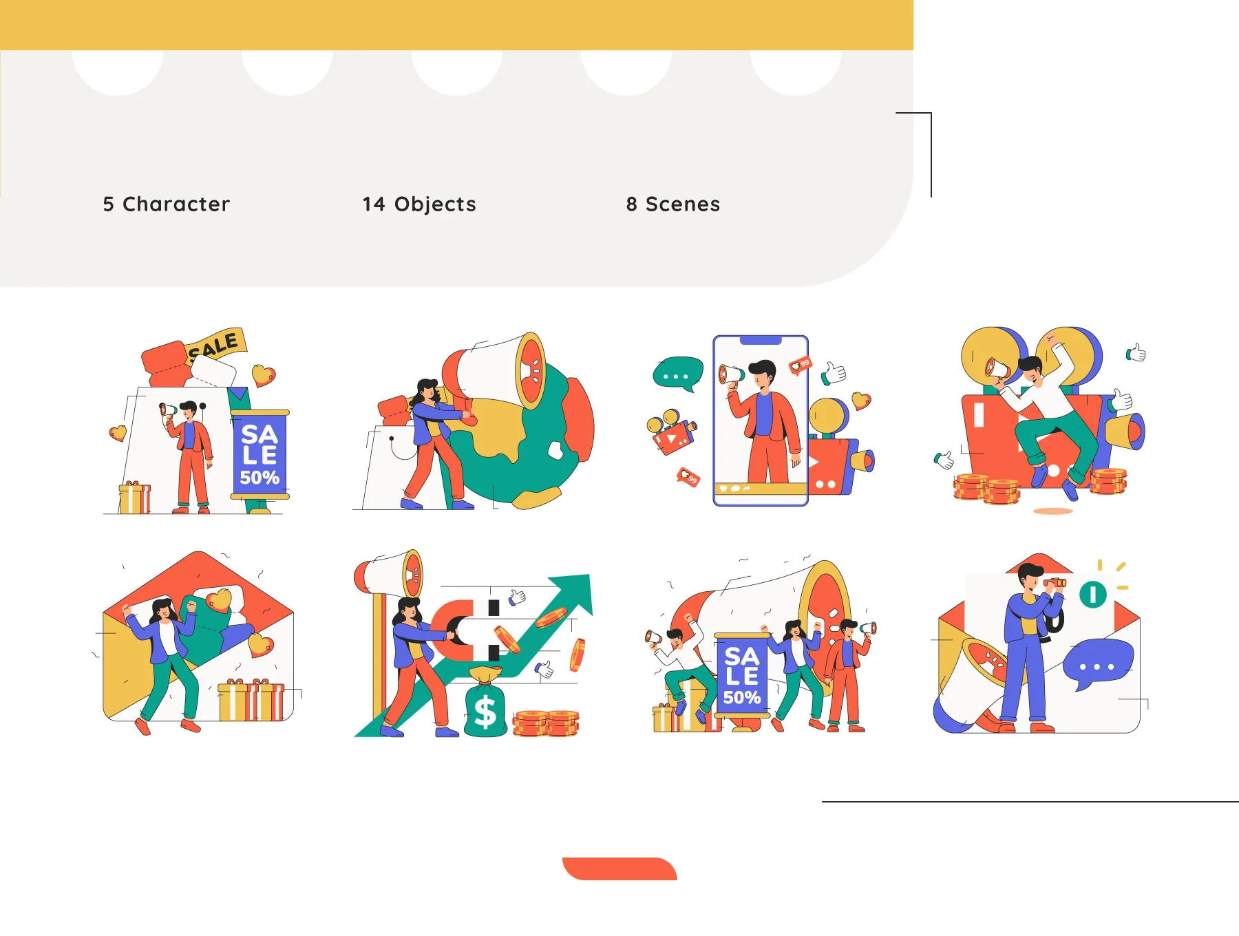 PROMOGO - Promotion Illustration Kit 2