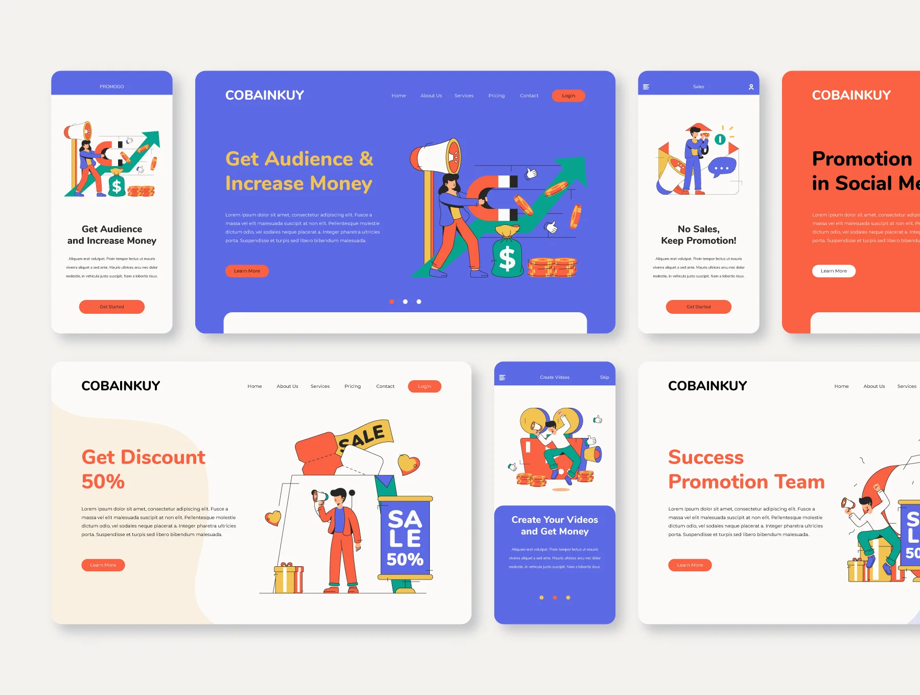 PROMOGO - Promotion Illustration Kit 5