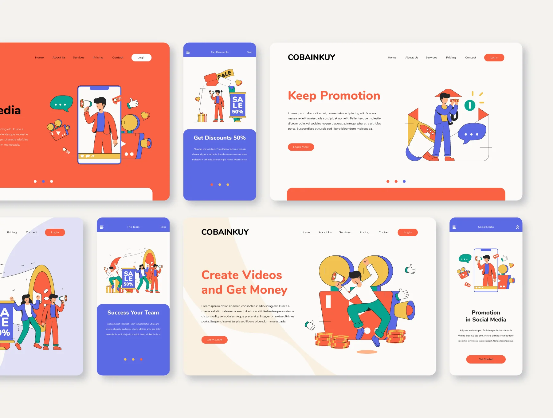PROMOGO - Promotion Illustration Kit 6