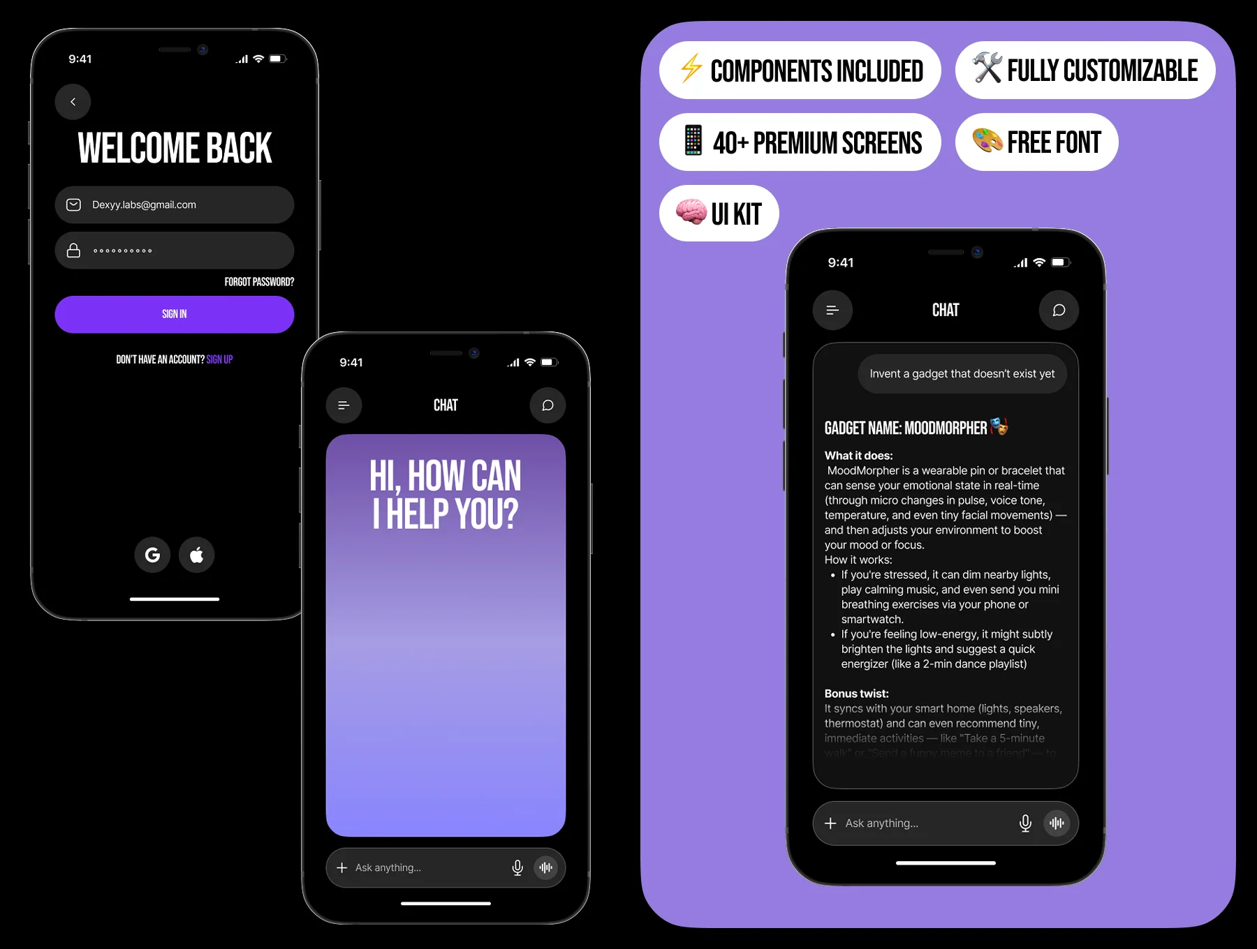 Prompt AI — Premium AI App  (MVP) 2