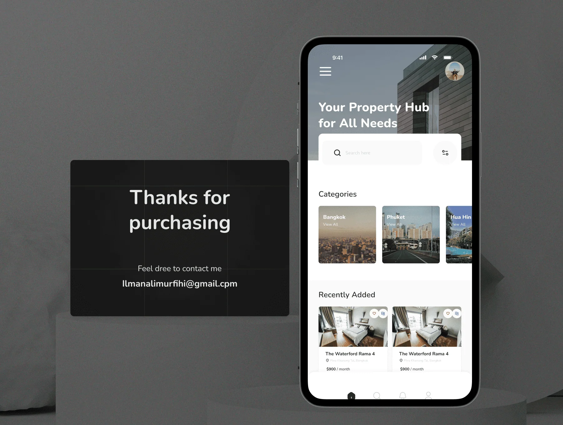 Property Ease - Rent and Property App UI Kit 5