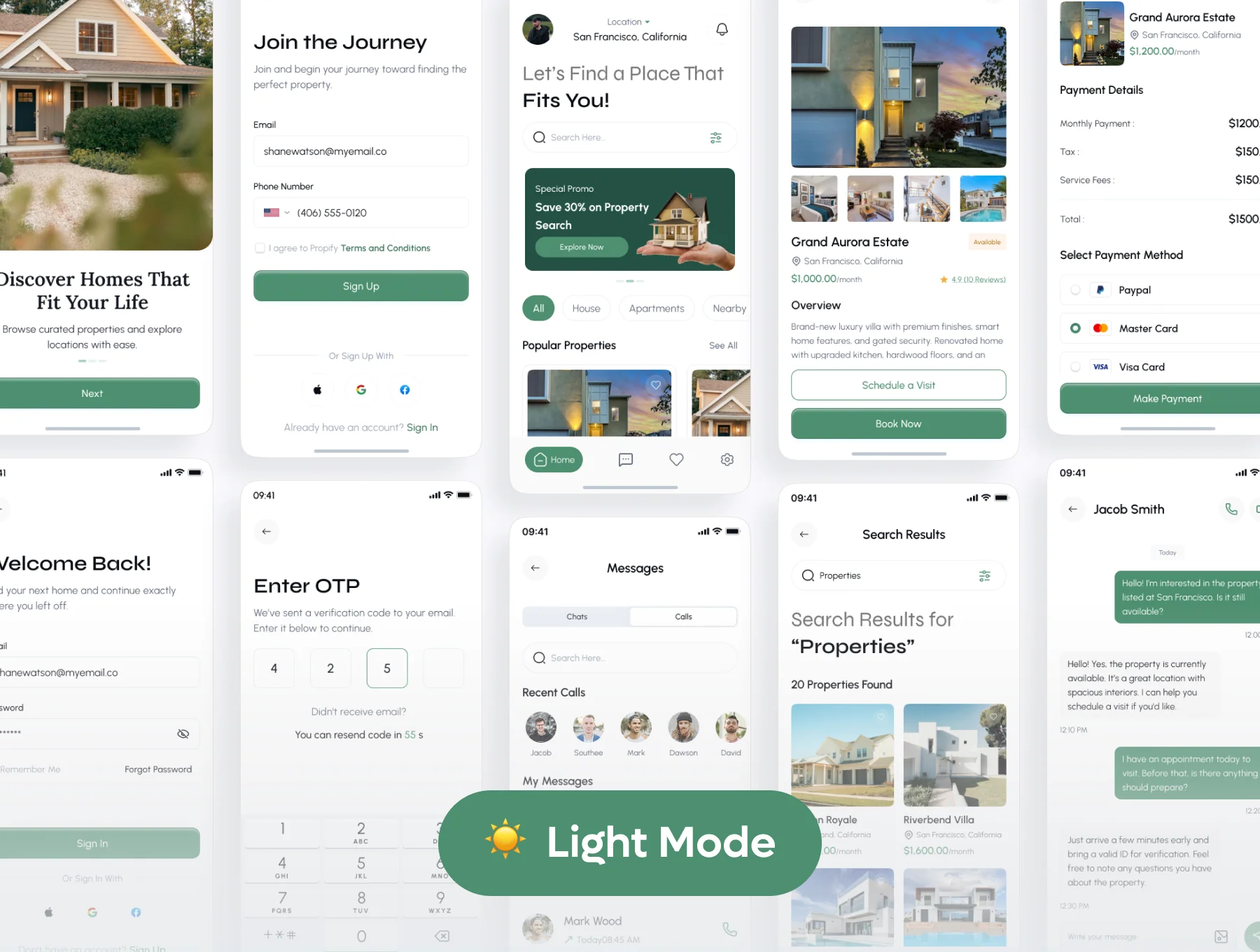 PropiFy - Real Estate Mobile App UI Kit