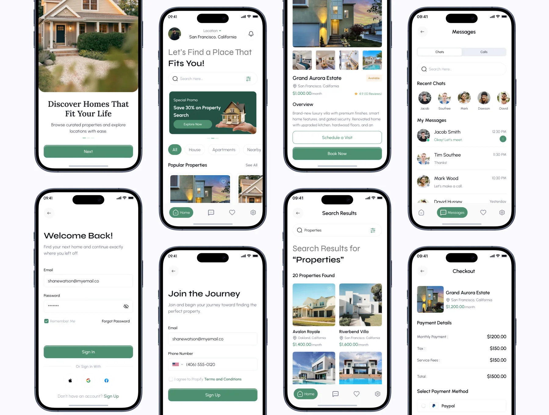 PropiFy - Real Estate Mobile App UI Kit 2