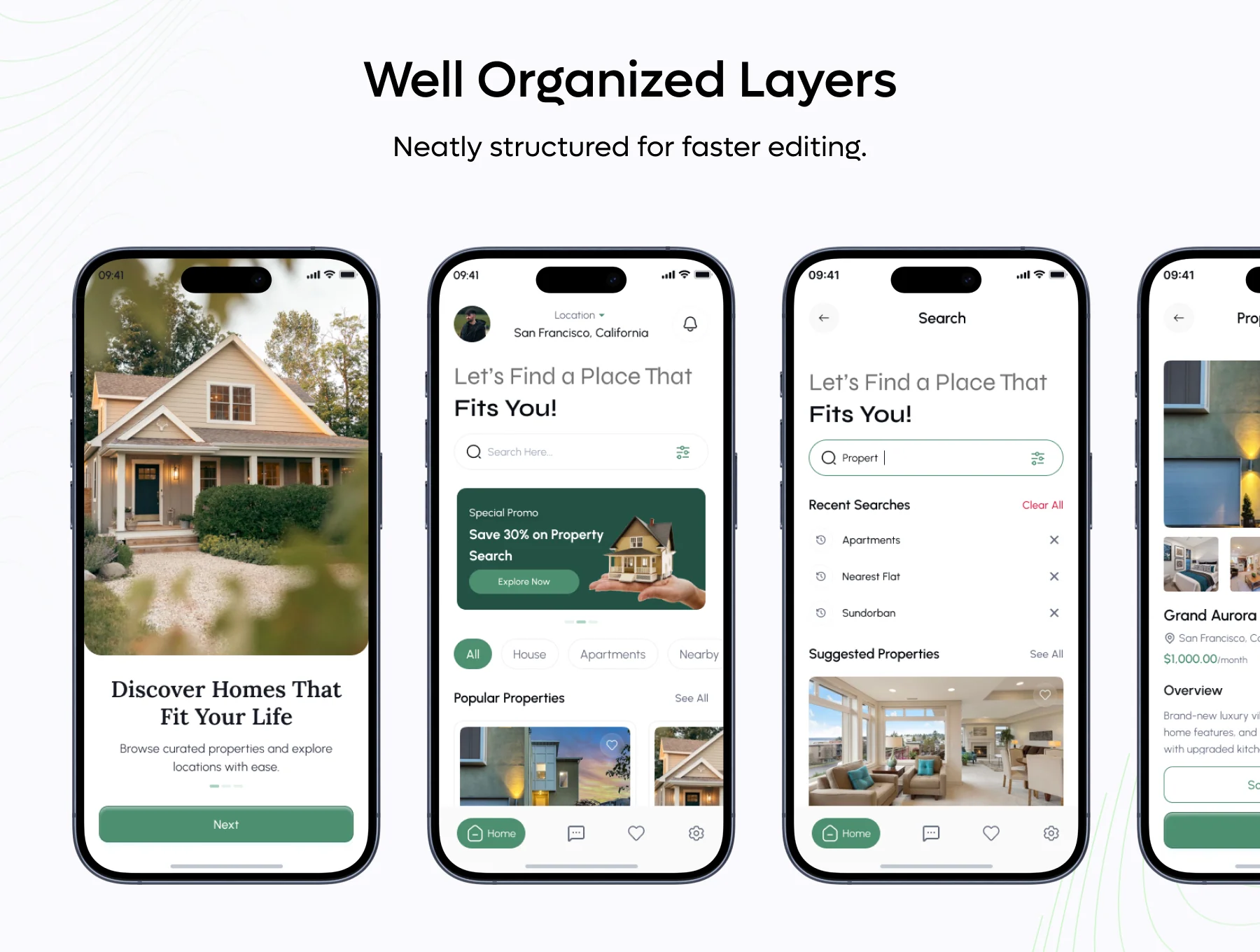 PropiFy - Real Estate Mobile App UI Kit 3