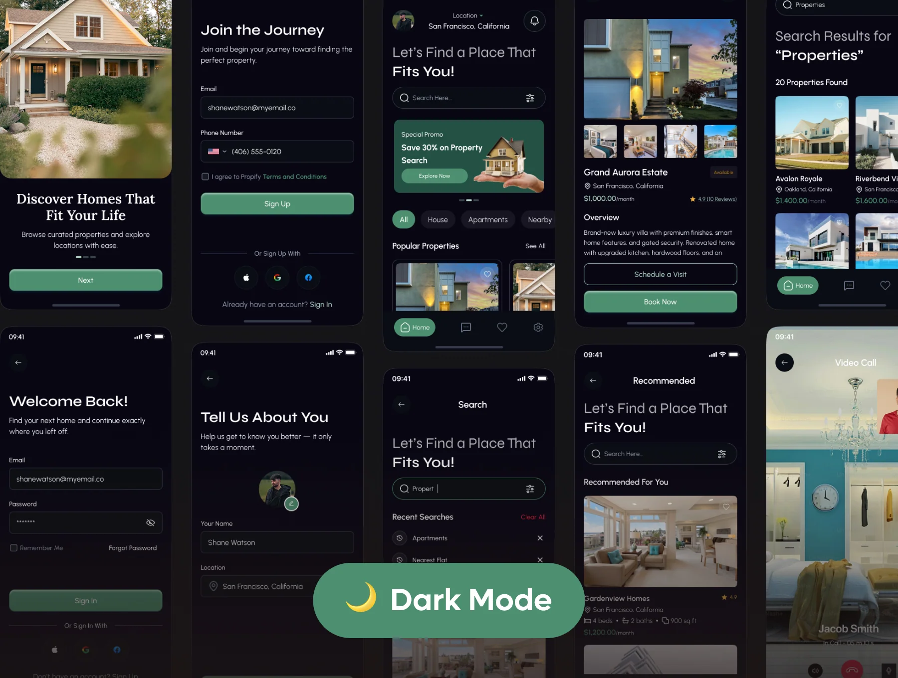 PropiFy - Real Estate Mobile App UI Kit 4