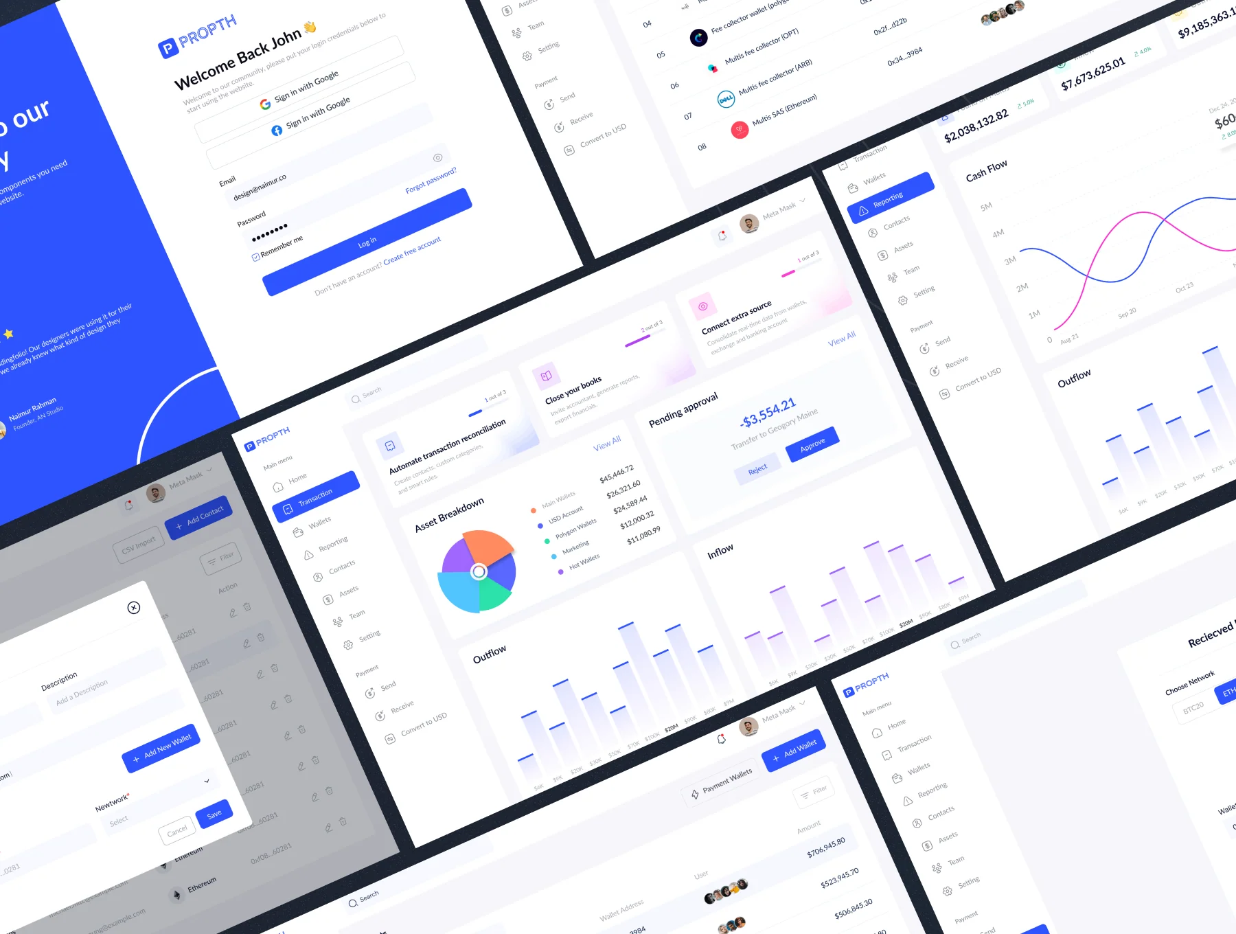 PROPTH - Fintech Dashboard UI Kit 4