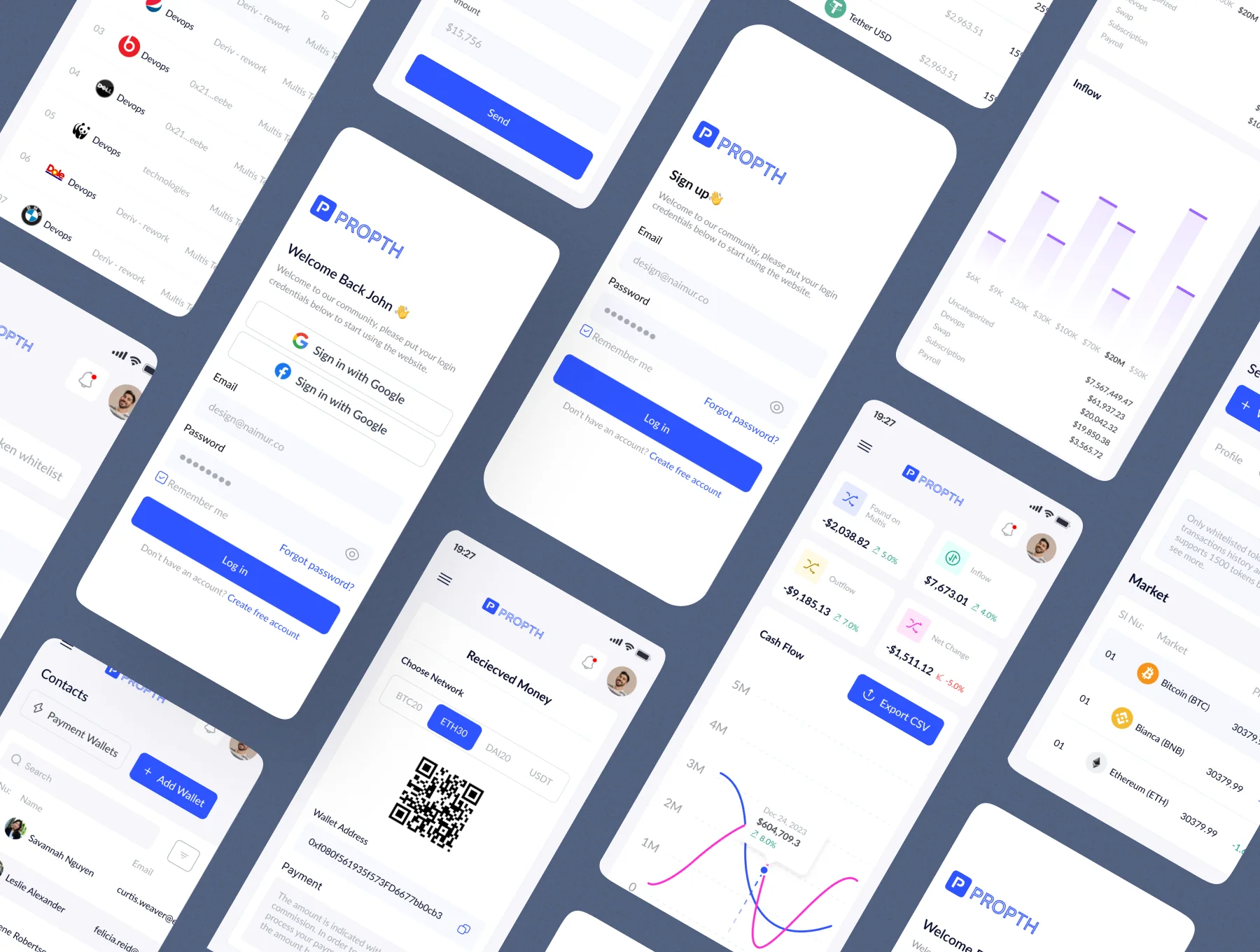 PROPTH - Fintech Dashboard UI Kit 6