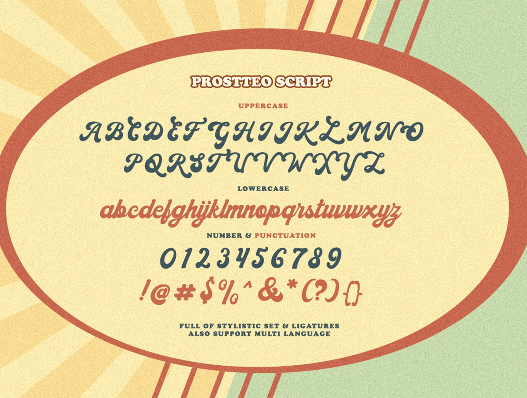 PROSTTEO - Bold Script Font 9