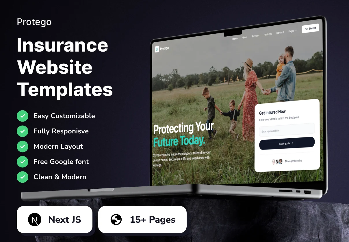 Protego - Insurance Website Templates