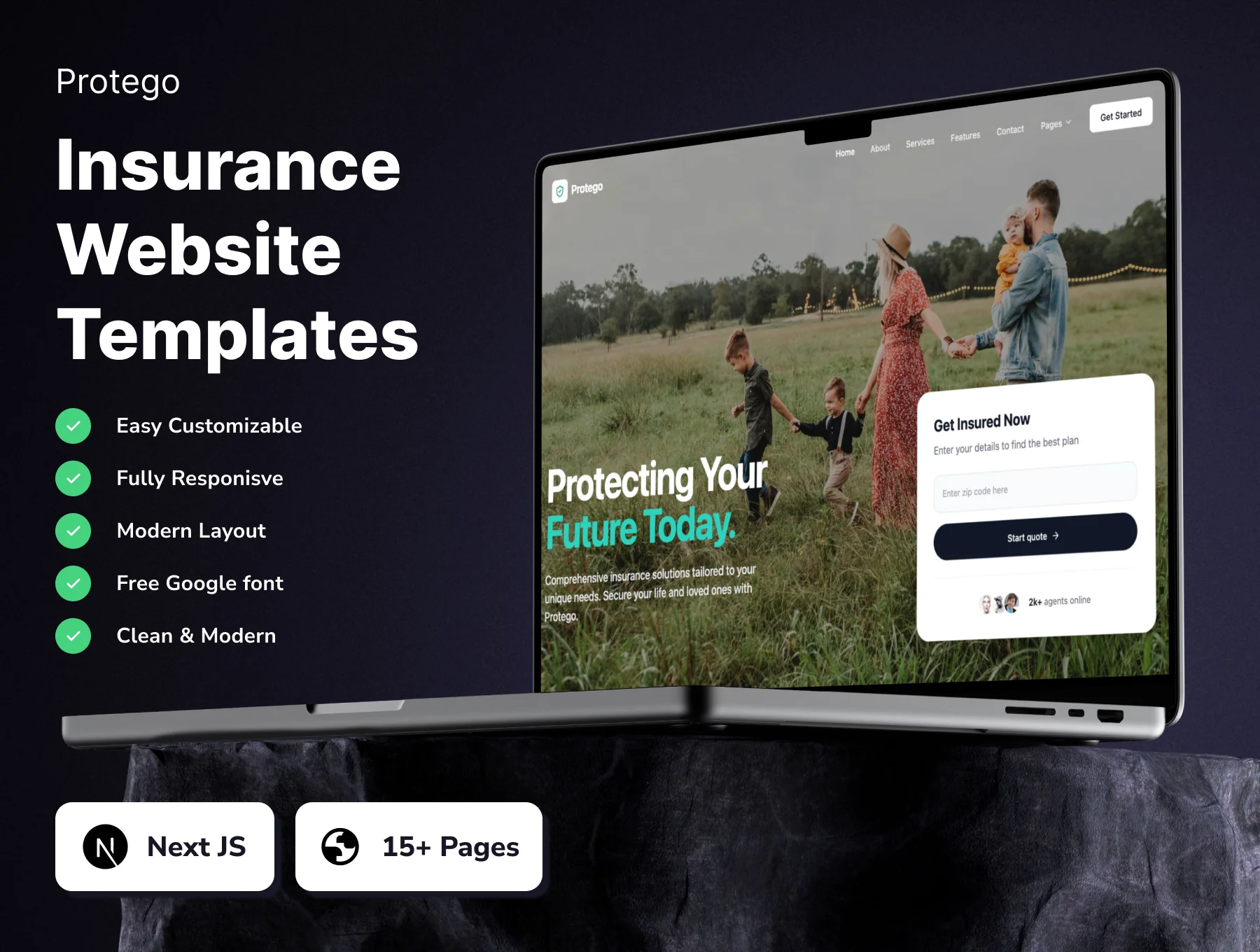 Protego - Insurance Website Templates