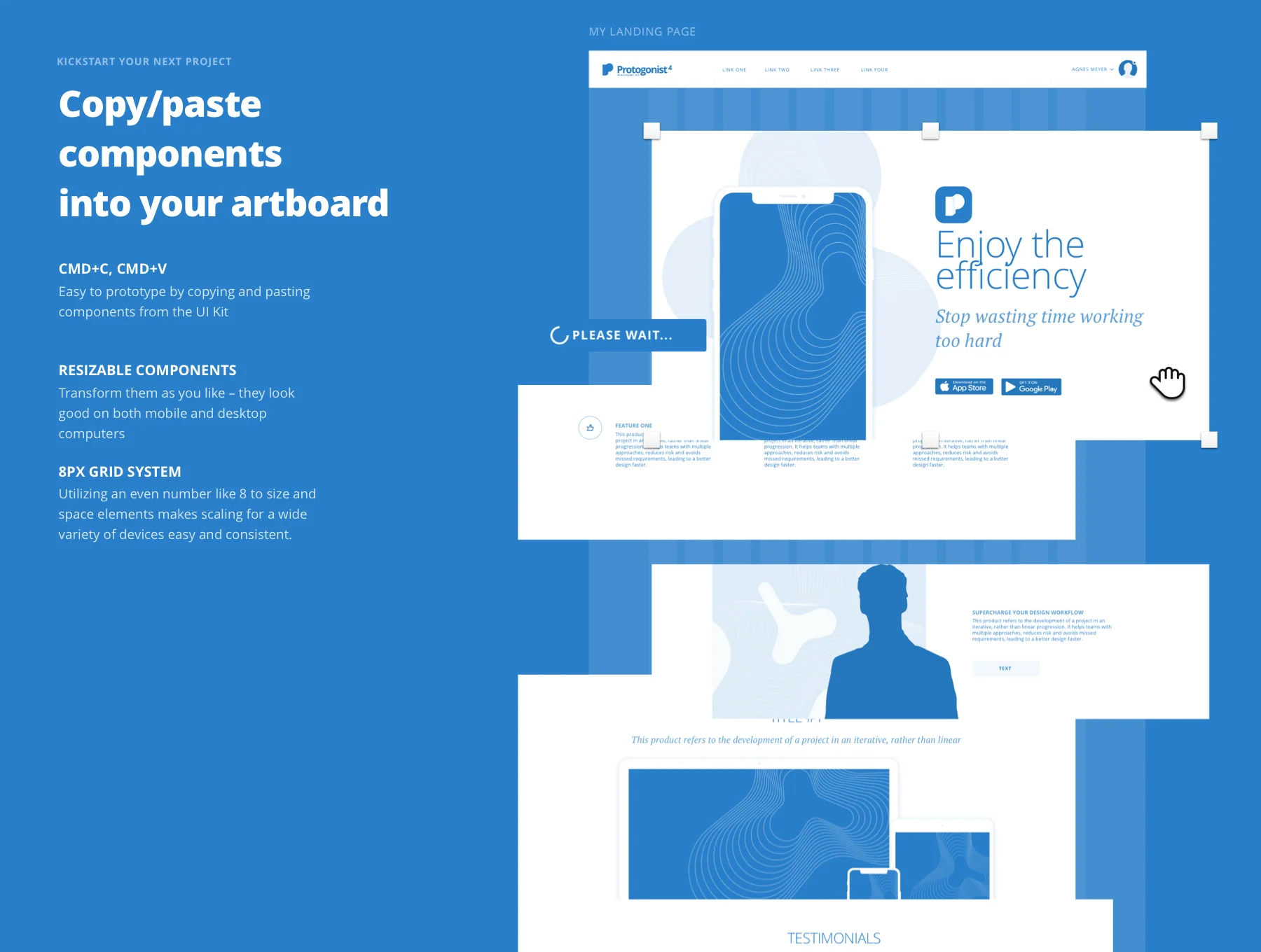 Protogonist 4 Wireframe Kit 4