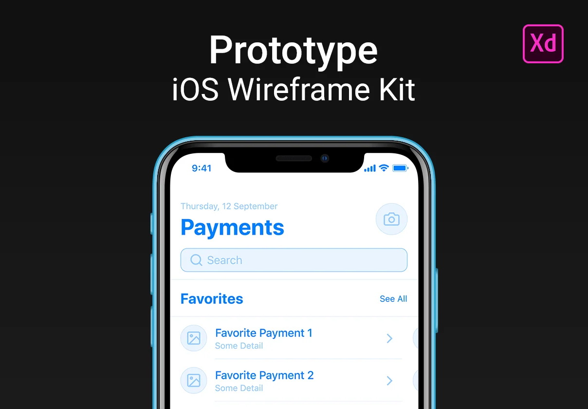 Prototype iOS Wireframe Kit