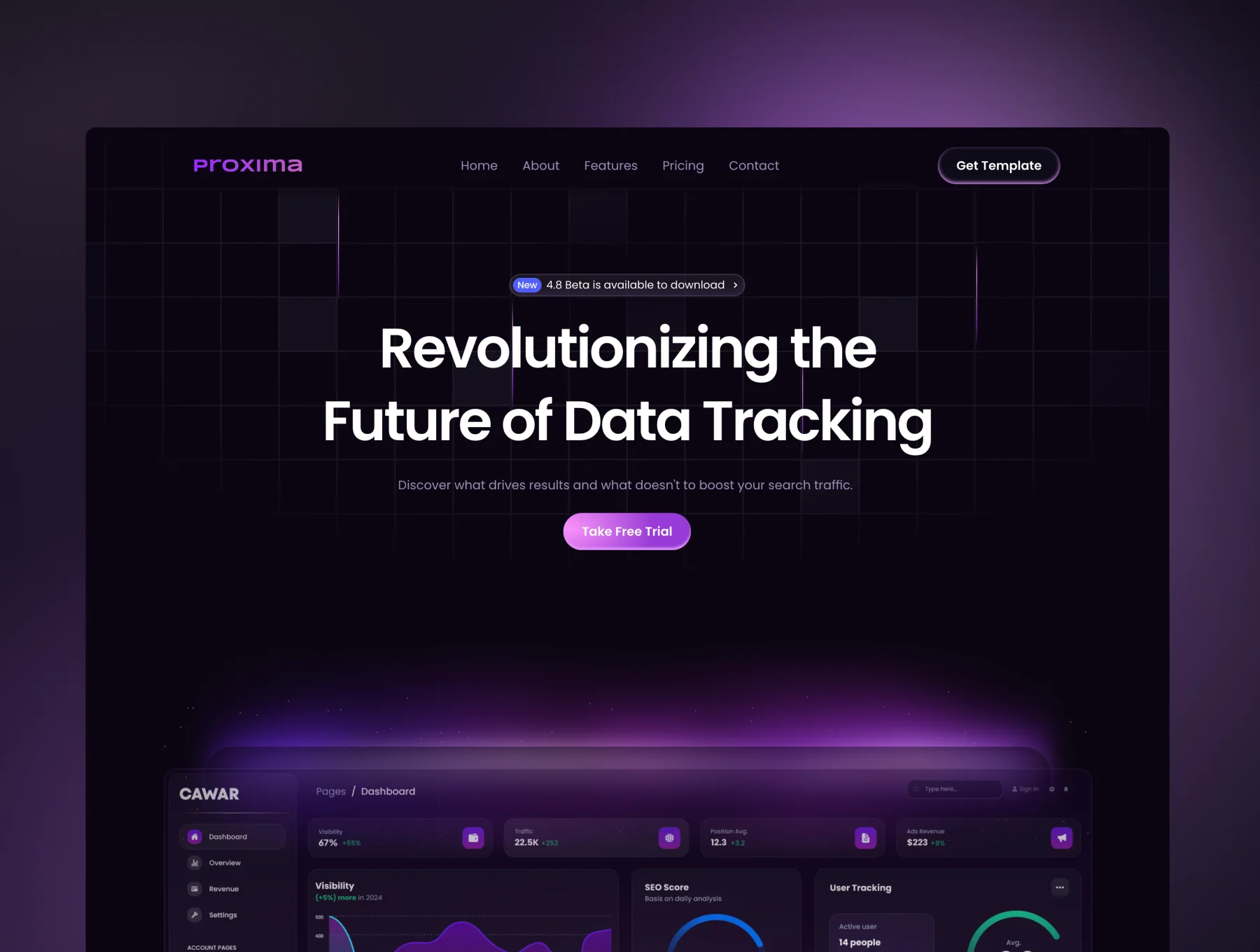 Proximab — AI and SaaS Startup Template 5