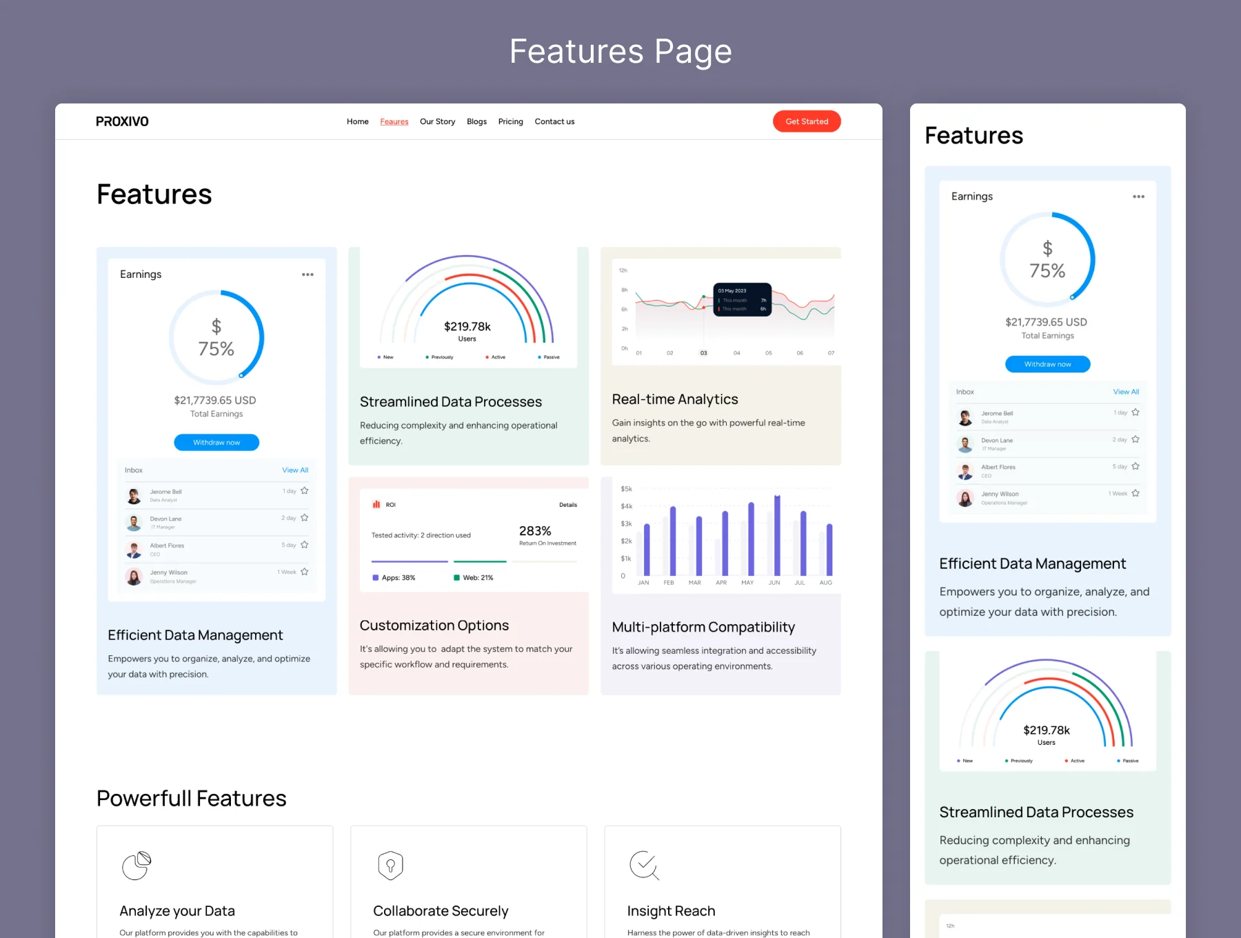 Proxivo — SaaS & Startup Template 2