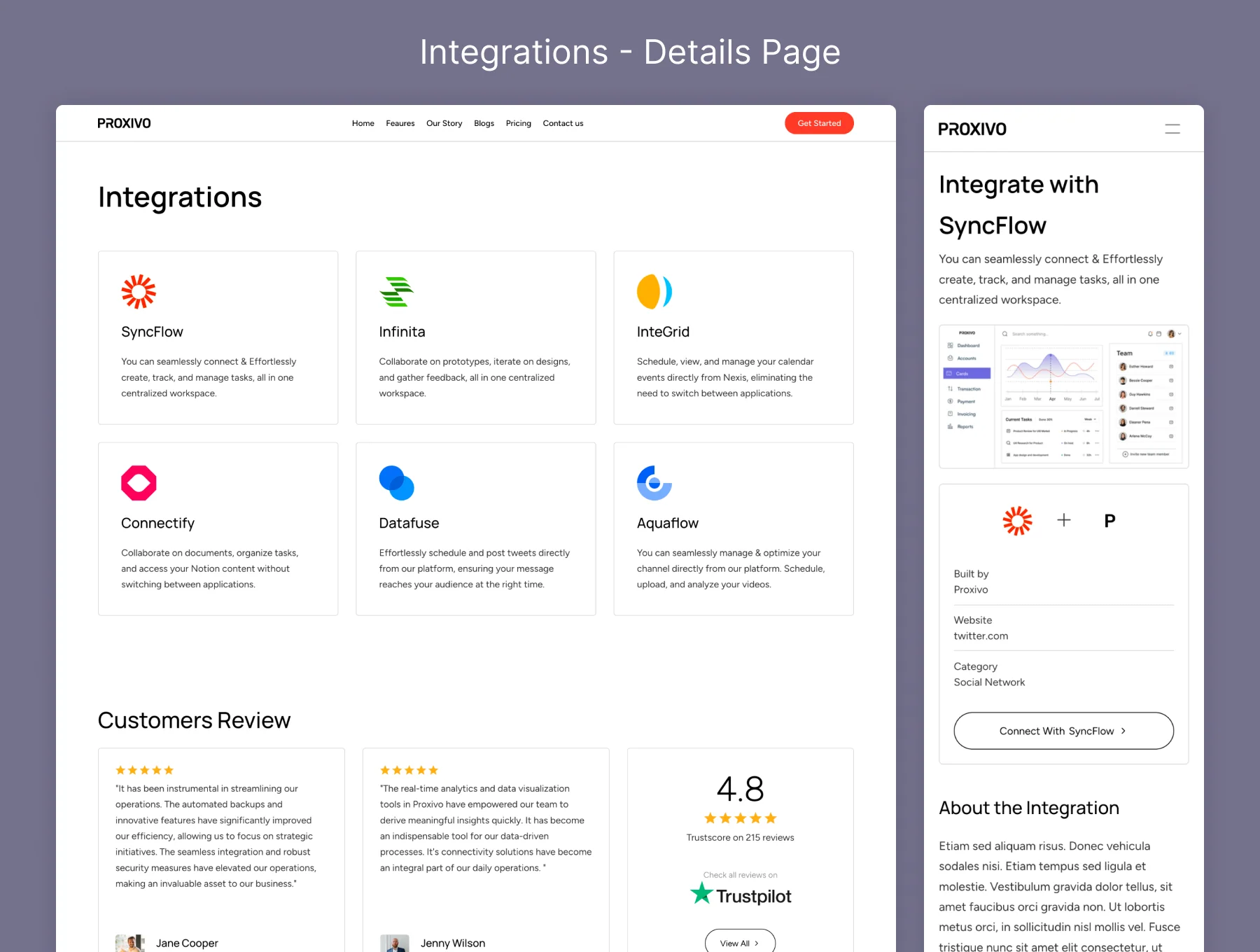 Proxivo — SaaS & Startup Template 6