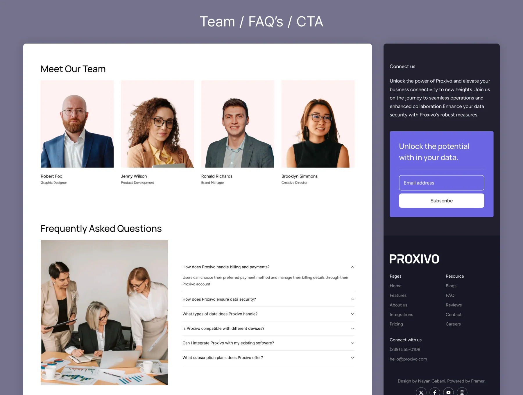 Proxivo — SaaS & Startup Template 7