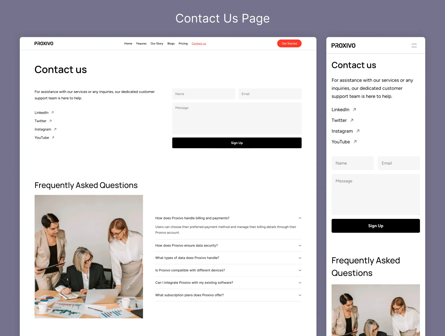 Proxivo — SaaS & Startup Template 8