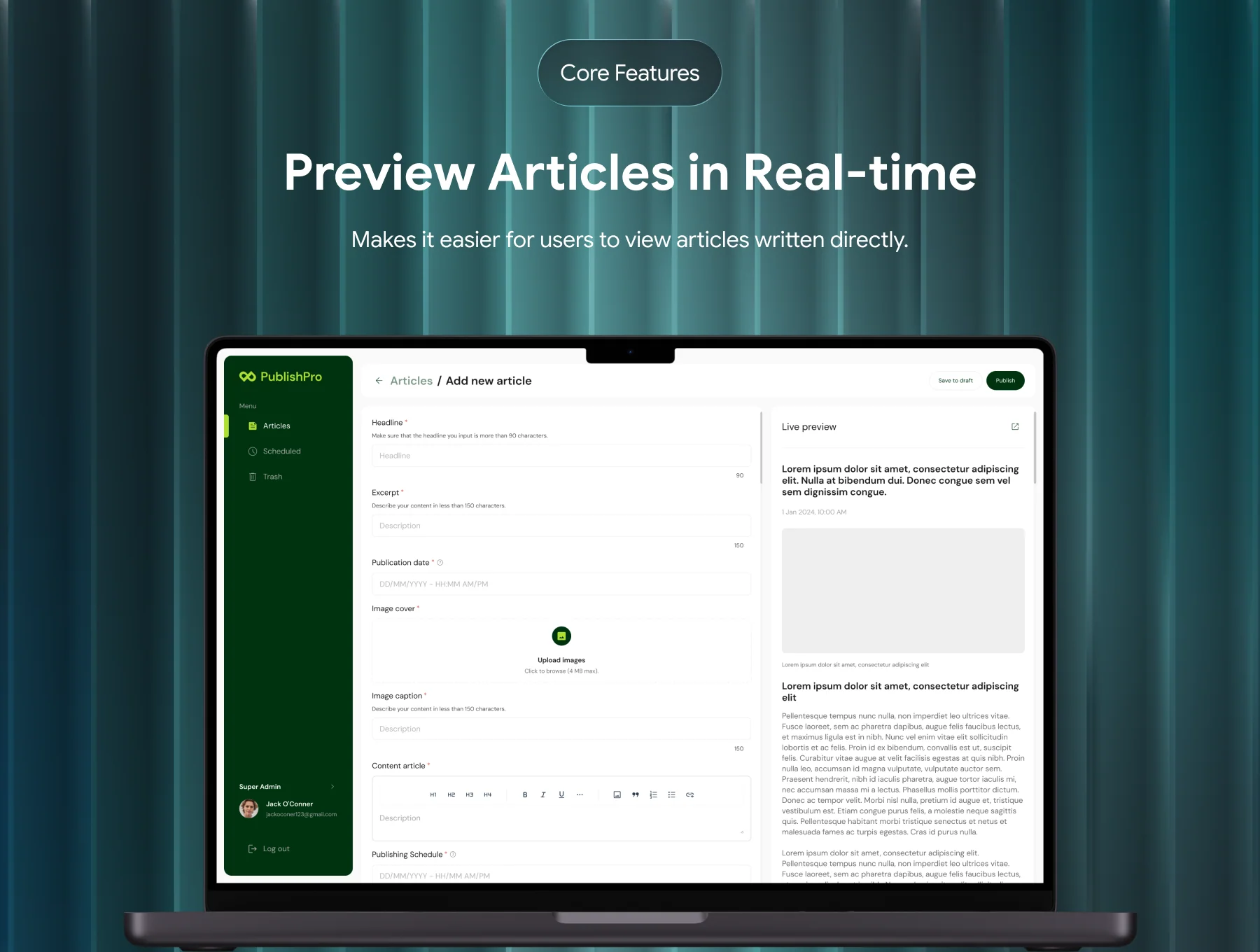 PublishPro for Contributor - Blog Management Dashboard UI Kit 7