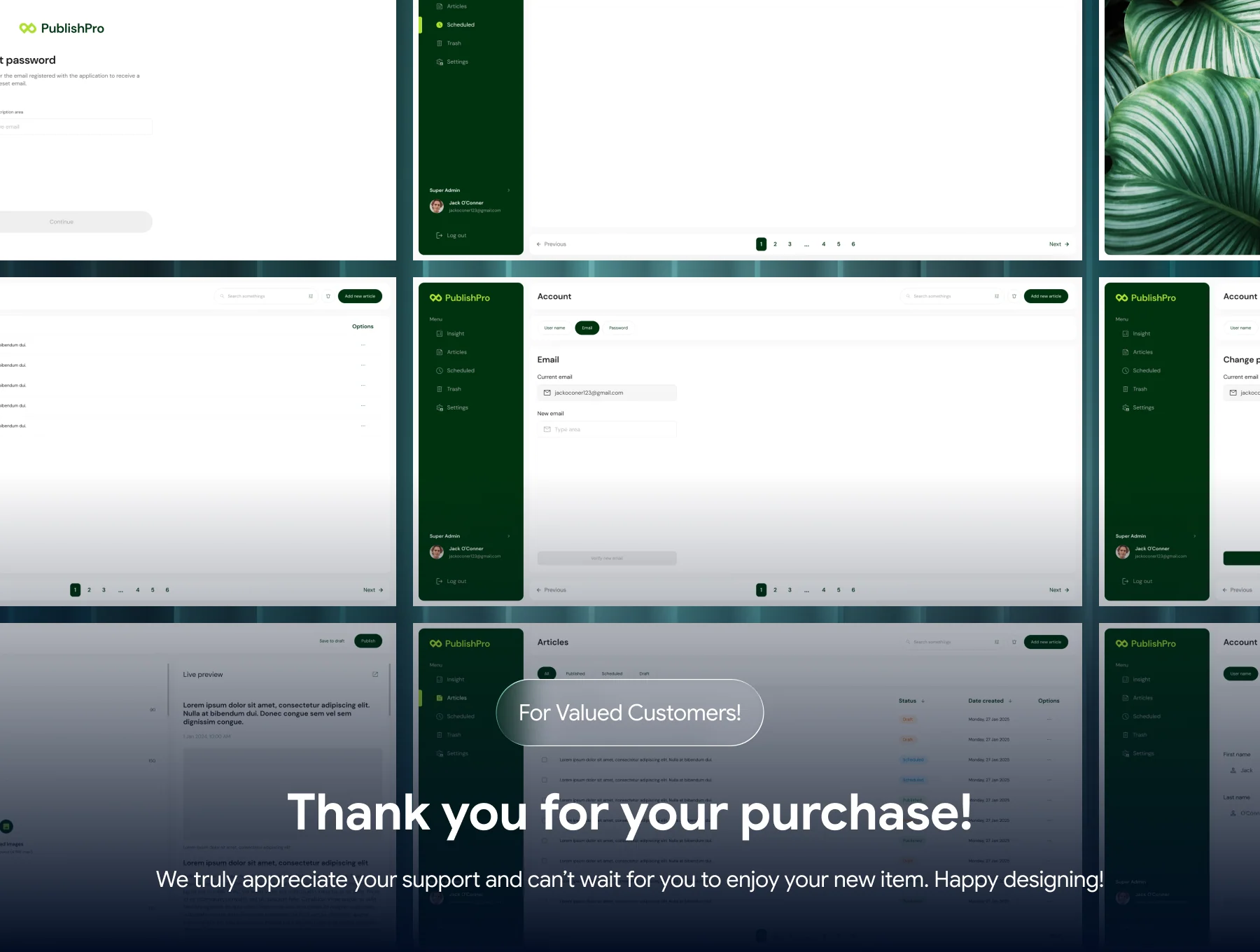 PublishPro for Contributor - Blog Management Dashboard UI Kit 8