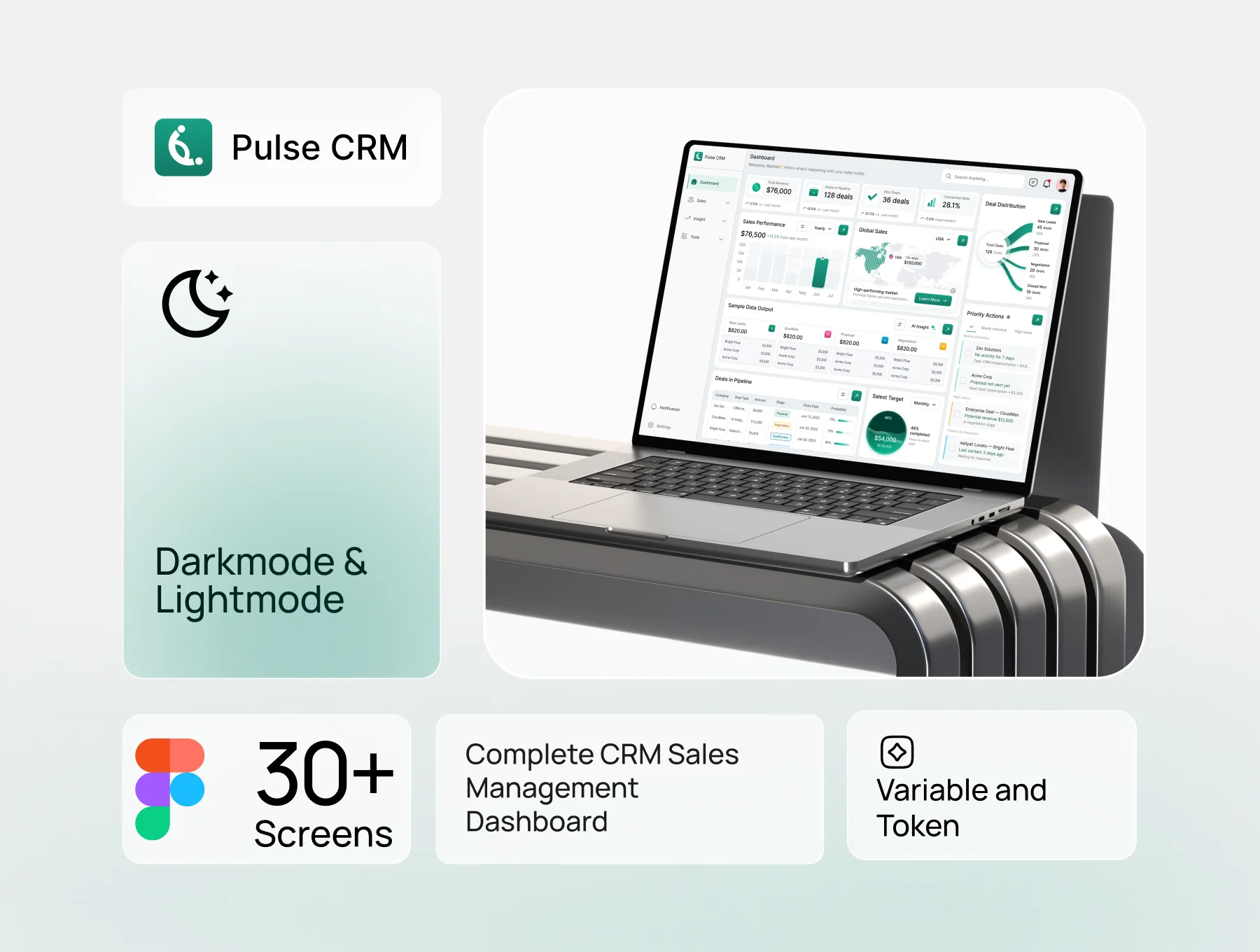 Pulse CRM - Sales & Insights Dashboard UI Kit 2
