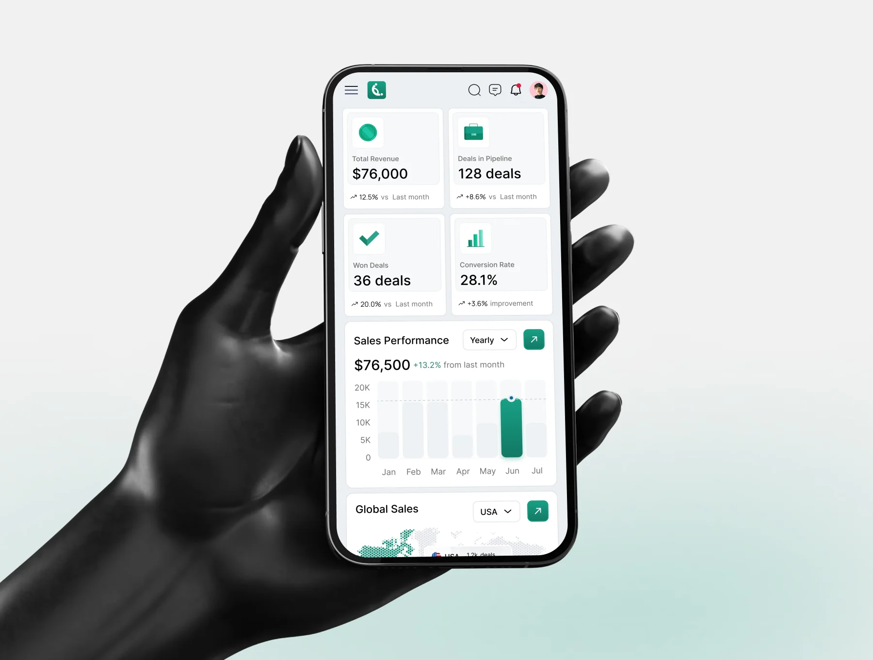 Pulse CRM - Sales & Insights Dashboard UI Kit 3