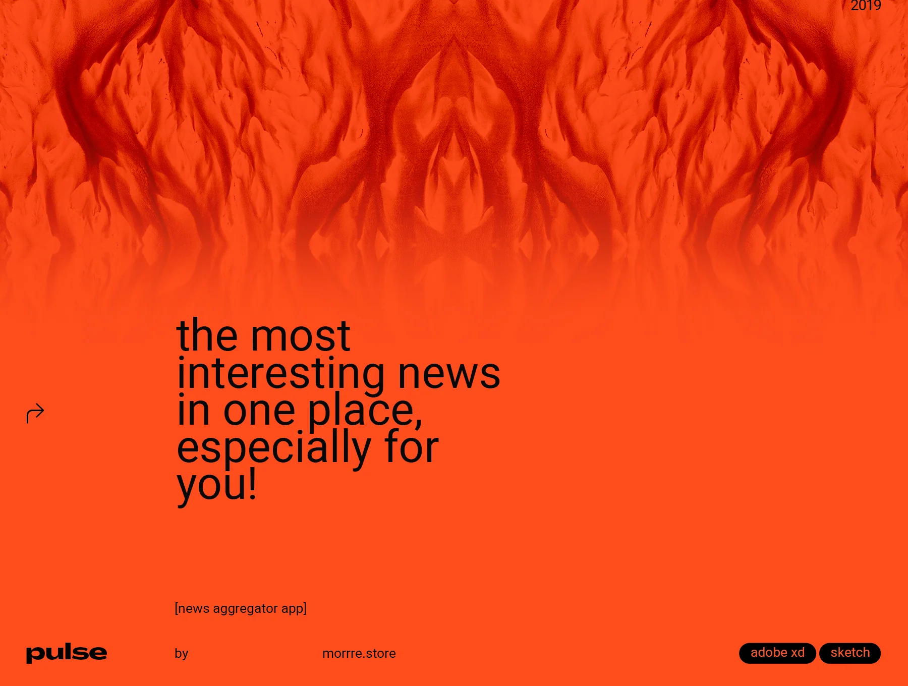 Pulse UI Kit. News Aggregator App