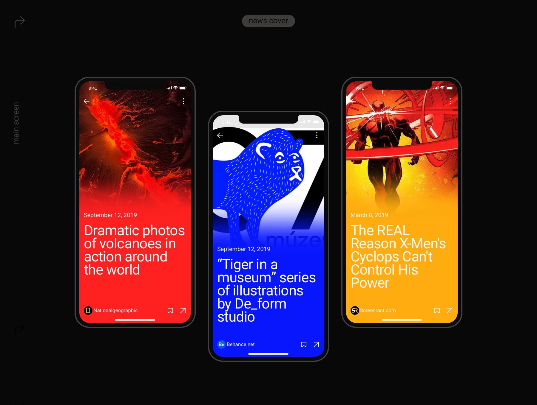 Pulse UI Kit. News Aggregator App 5